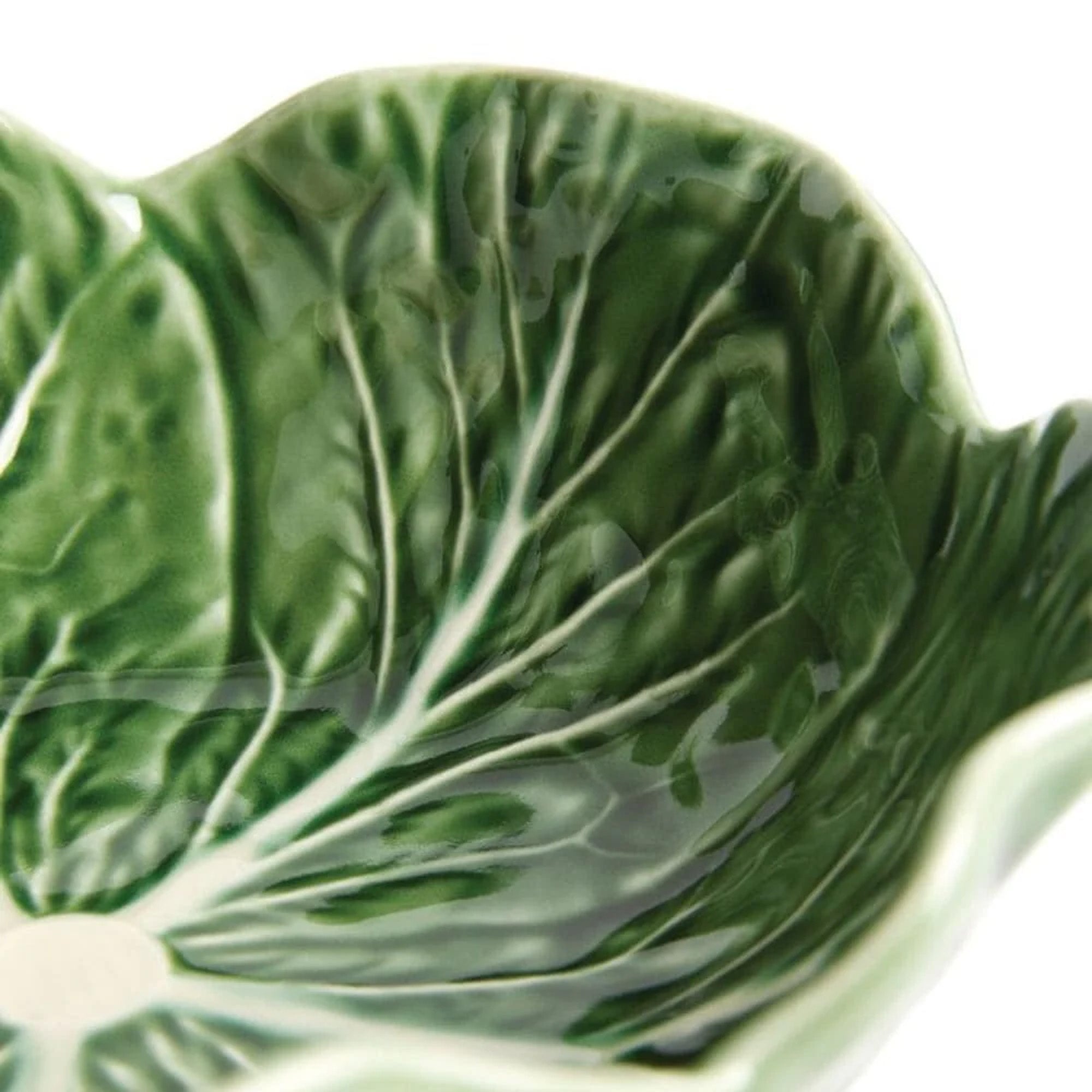 Bordallo Pinheiro Large Bowl 17.5cm - Natural Cabbage
