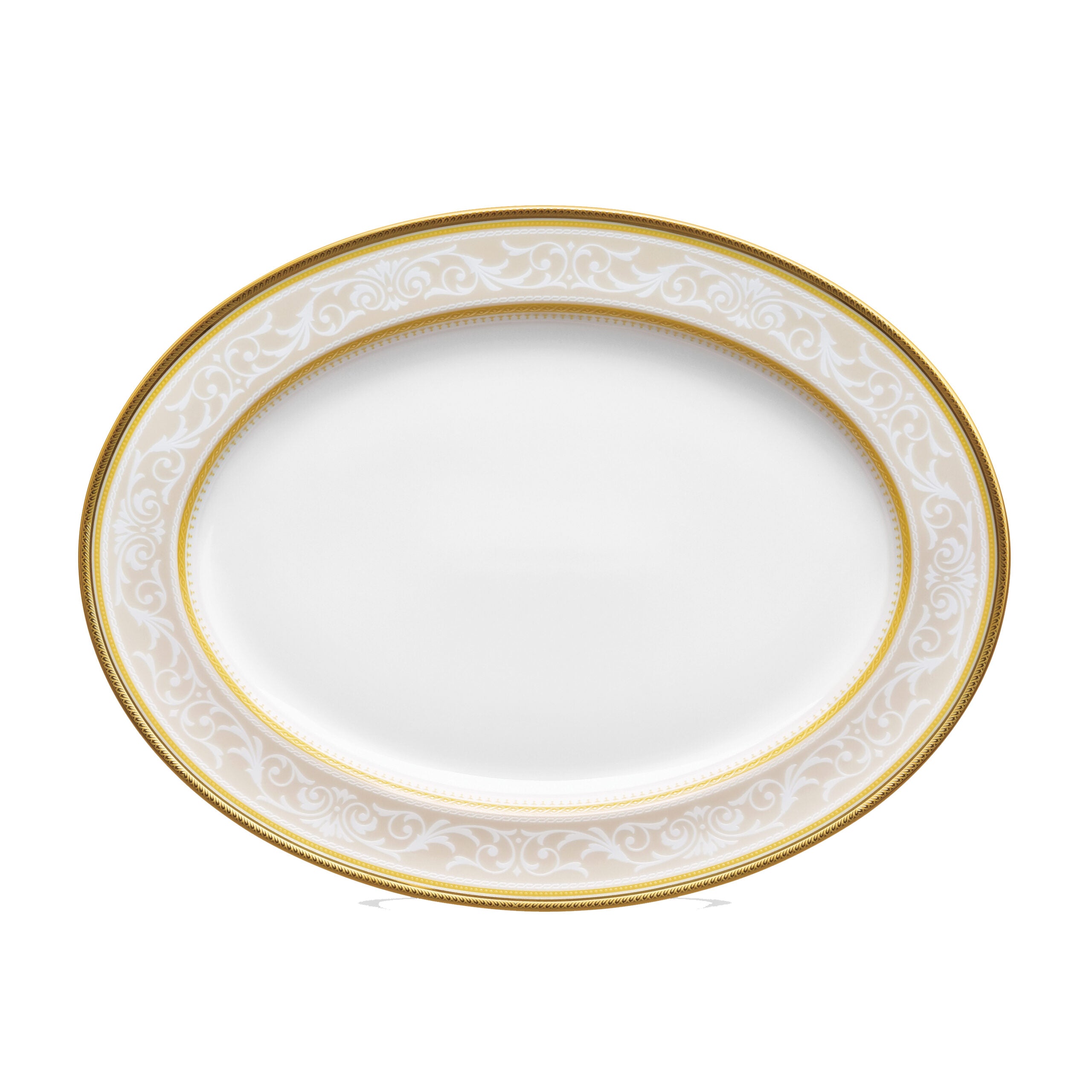 Noritake 37Pcs Dinner & Tea Set For 6 Person - Glendonald Gold