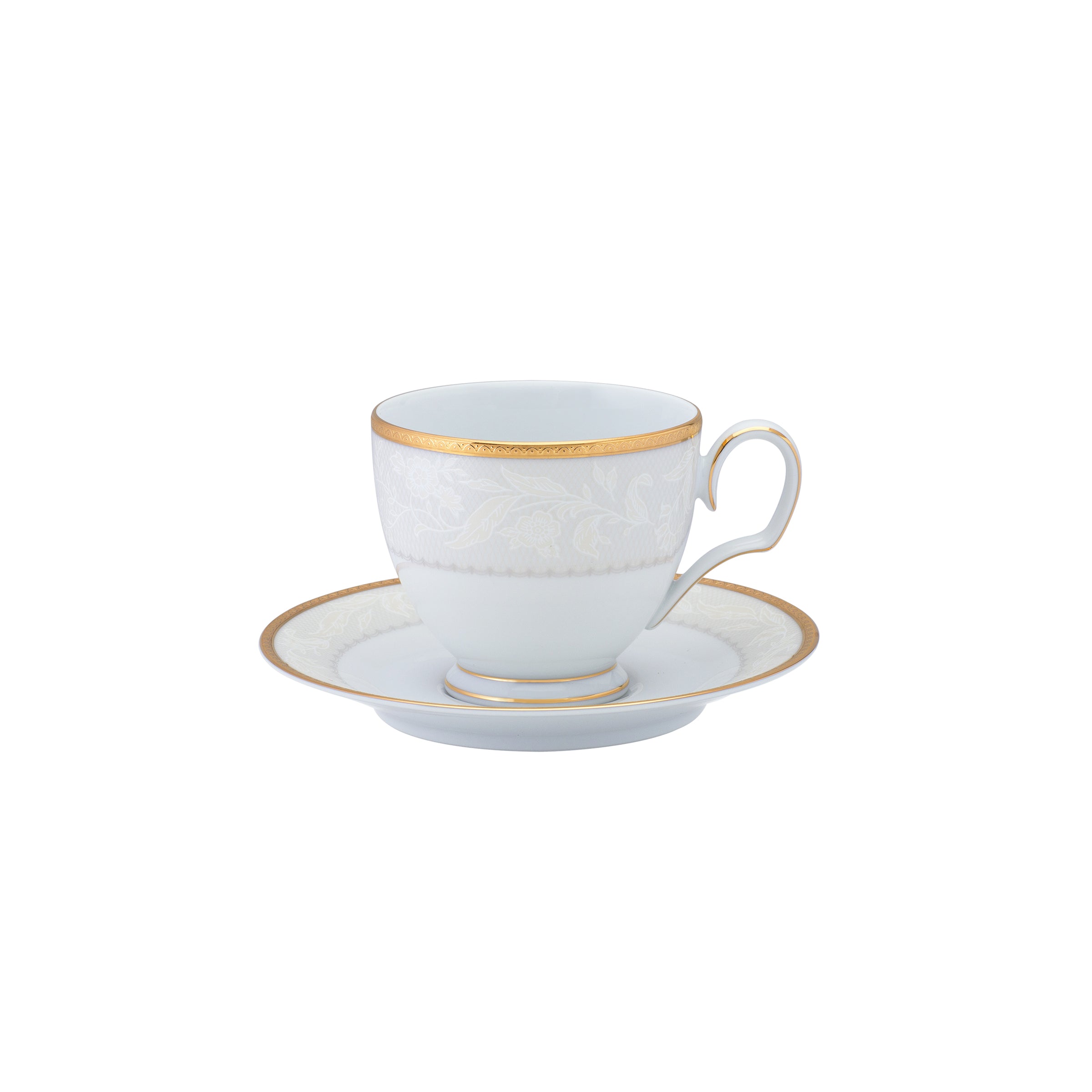 Noritake 33Pcs Dinner Set with Teapot for 6 Person - Flanders Gold