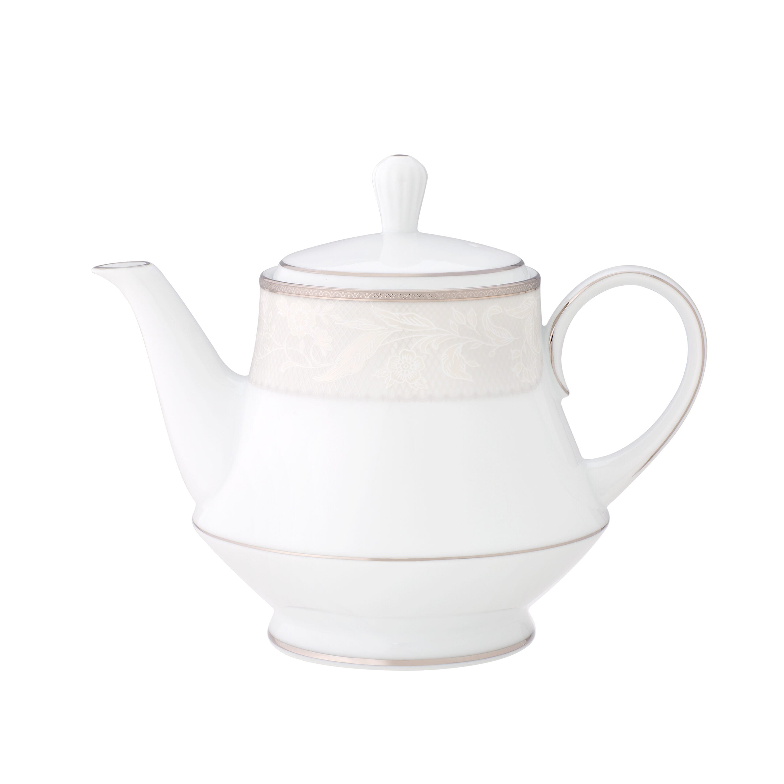 Noritake 47Pcs Dinner & Tea Set for 8 Person - Flanders Platinum