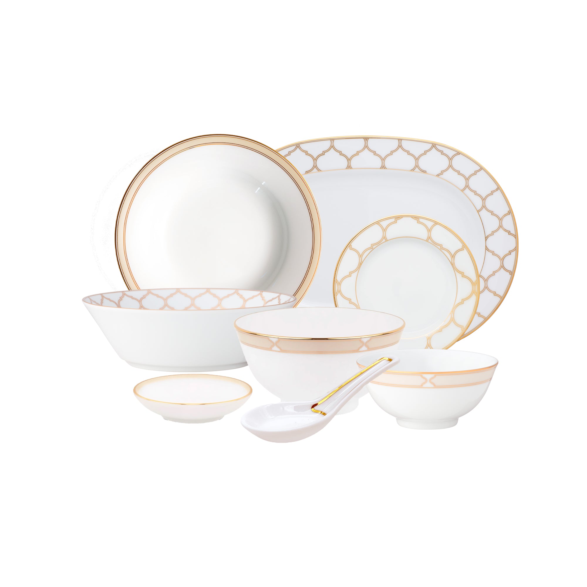Noritake Eternal Palace Gold Asian Dinner Set (6 Person)