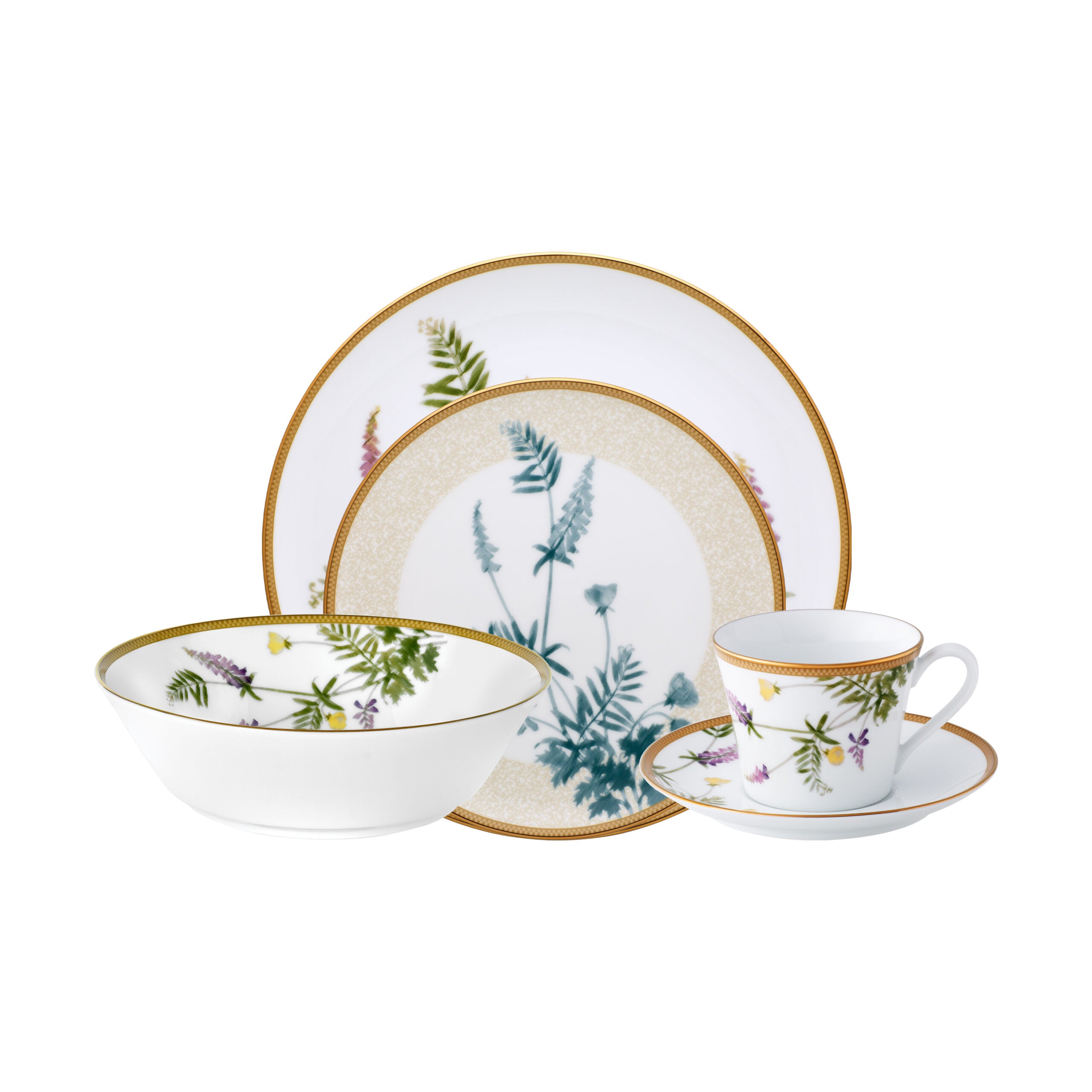 Noritake 96Pcs Dinner & Tea Set for 12 Person - New Morning