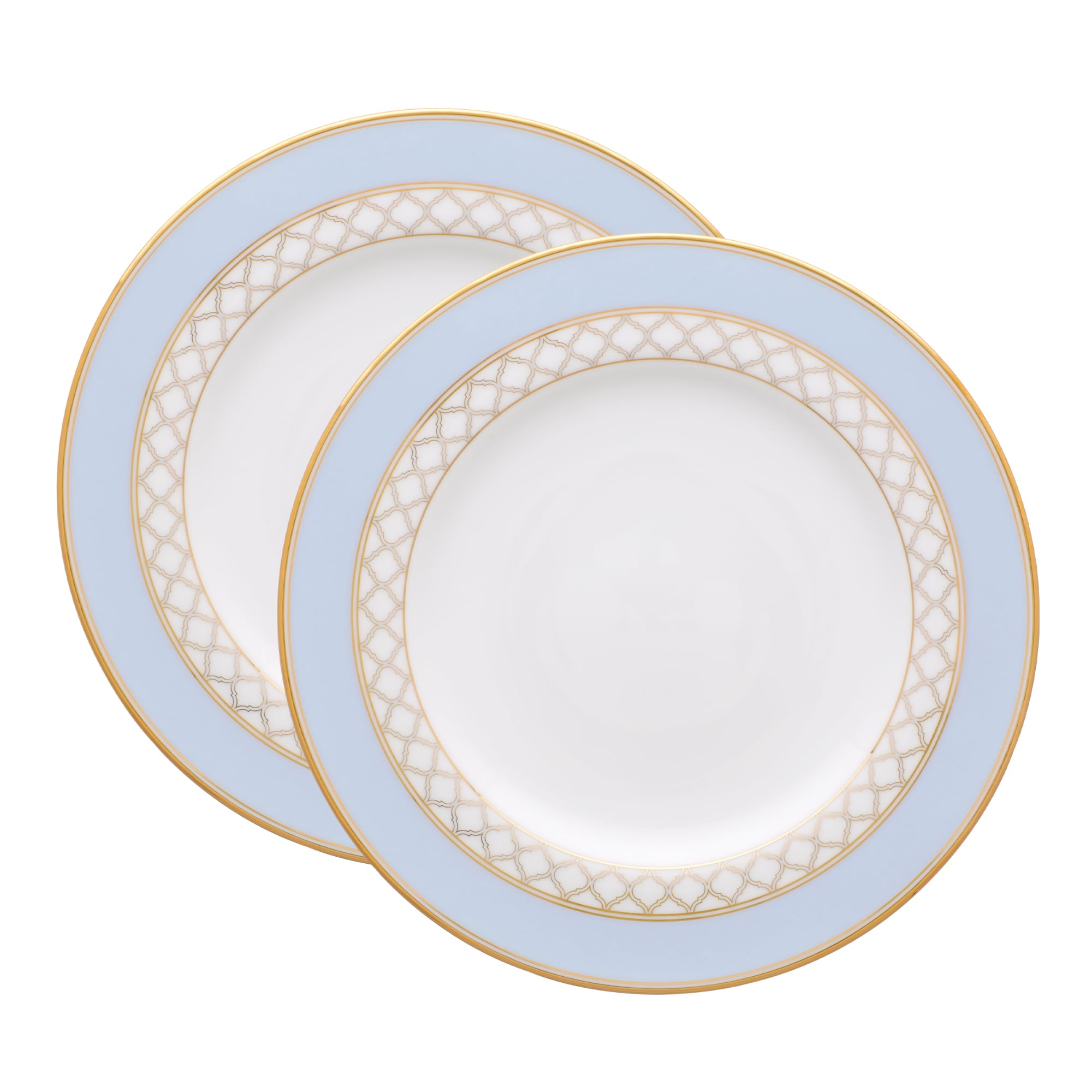 Noritake 2Pc Cake Plate 21Cm - Eternal Palace Ice