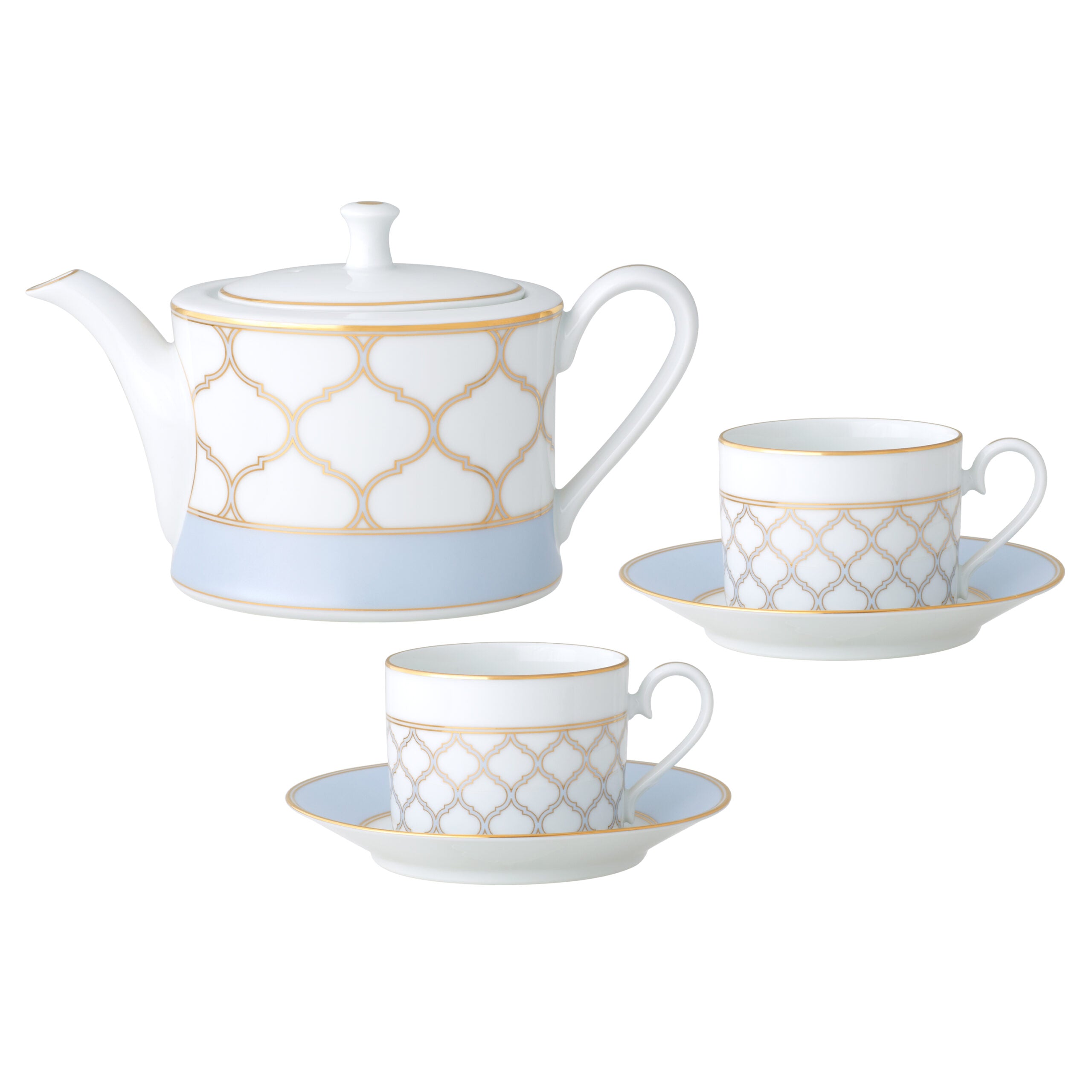 Noritake 6Pcs Tea for Two Set - Eternal Palace Ice