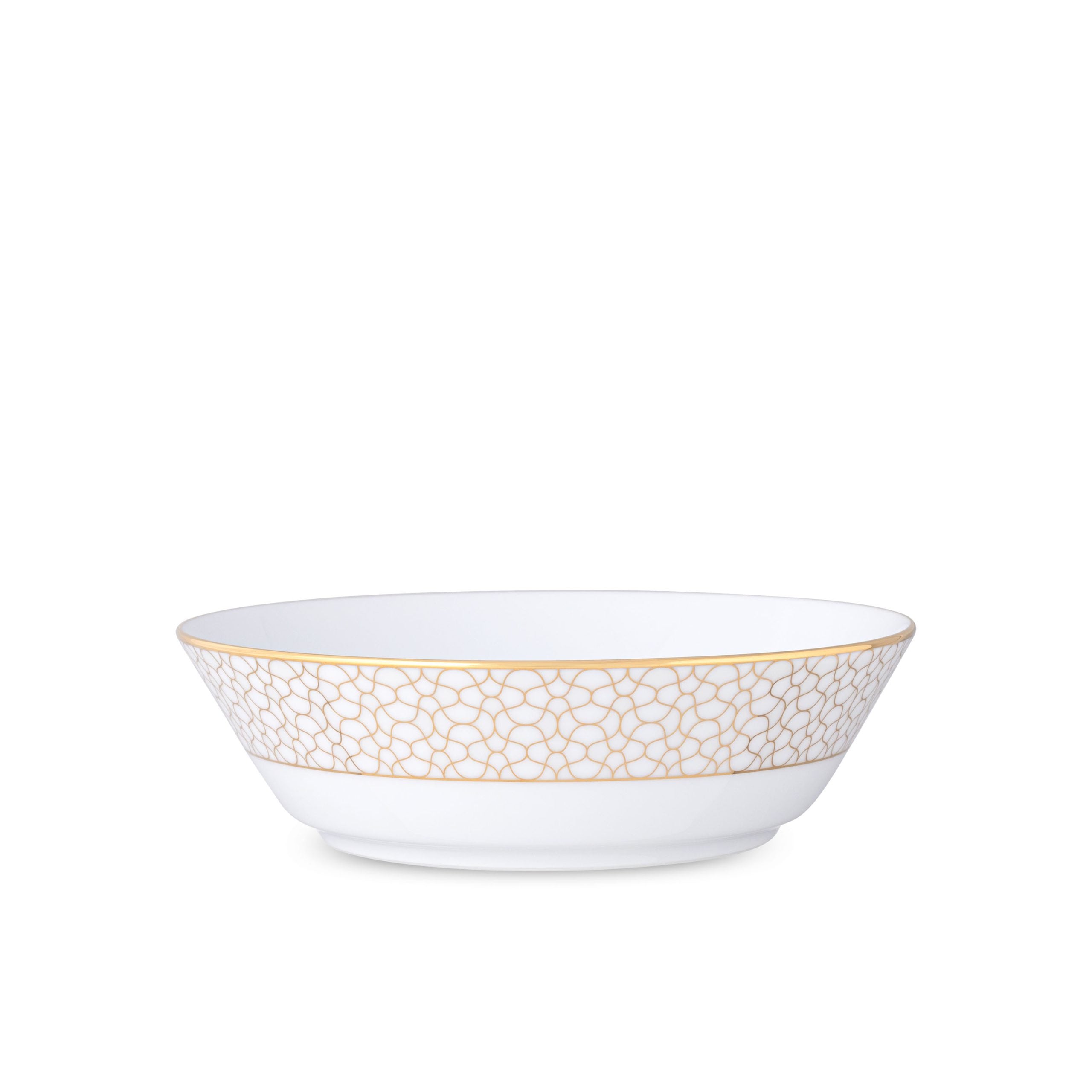 Noritake 96Pcs Dinner & Tea Set for 12 Person - Ripple Gold