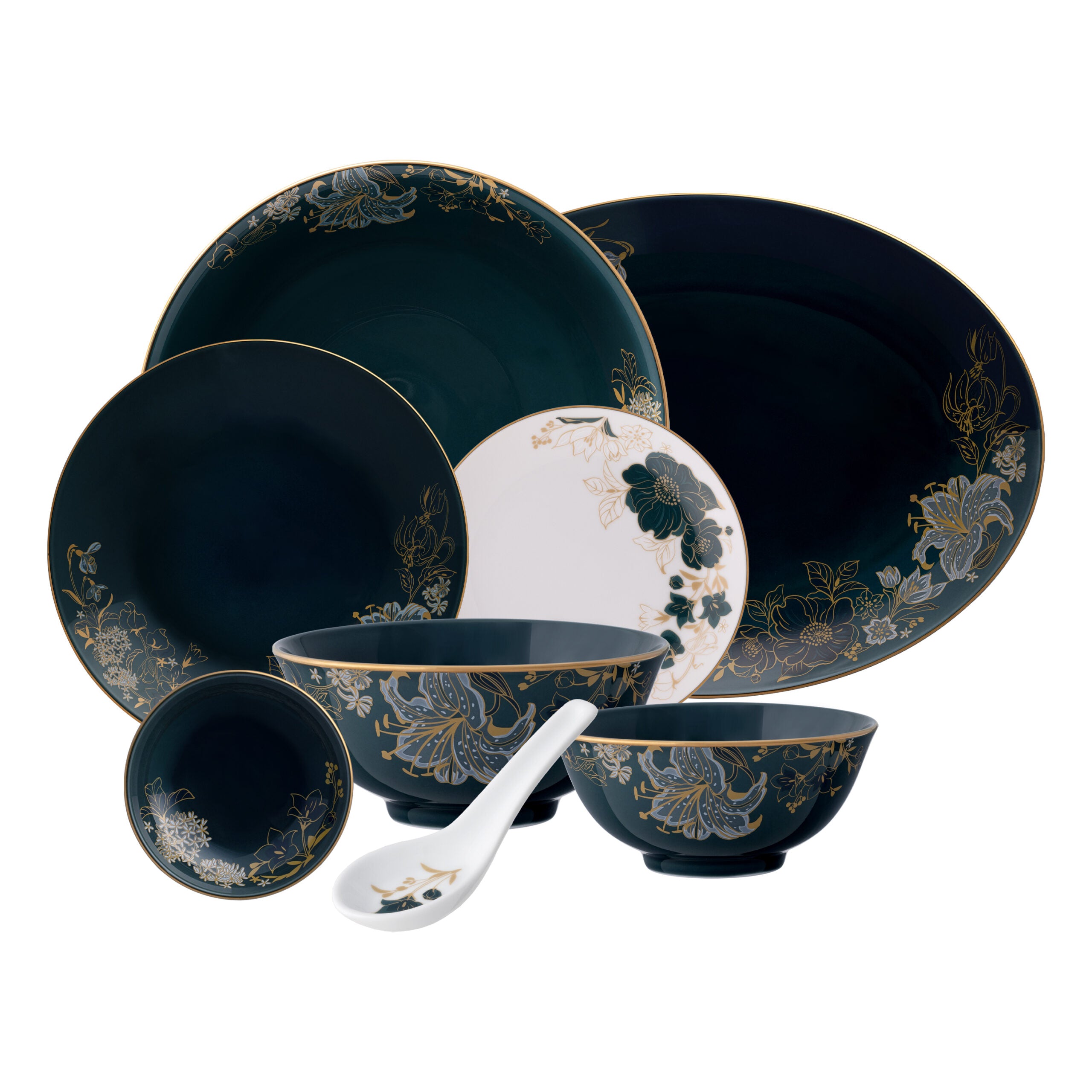 Noritake Verdant Meadow Asian Dinner Set (6 Person)