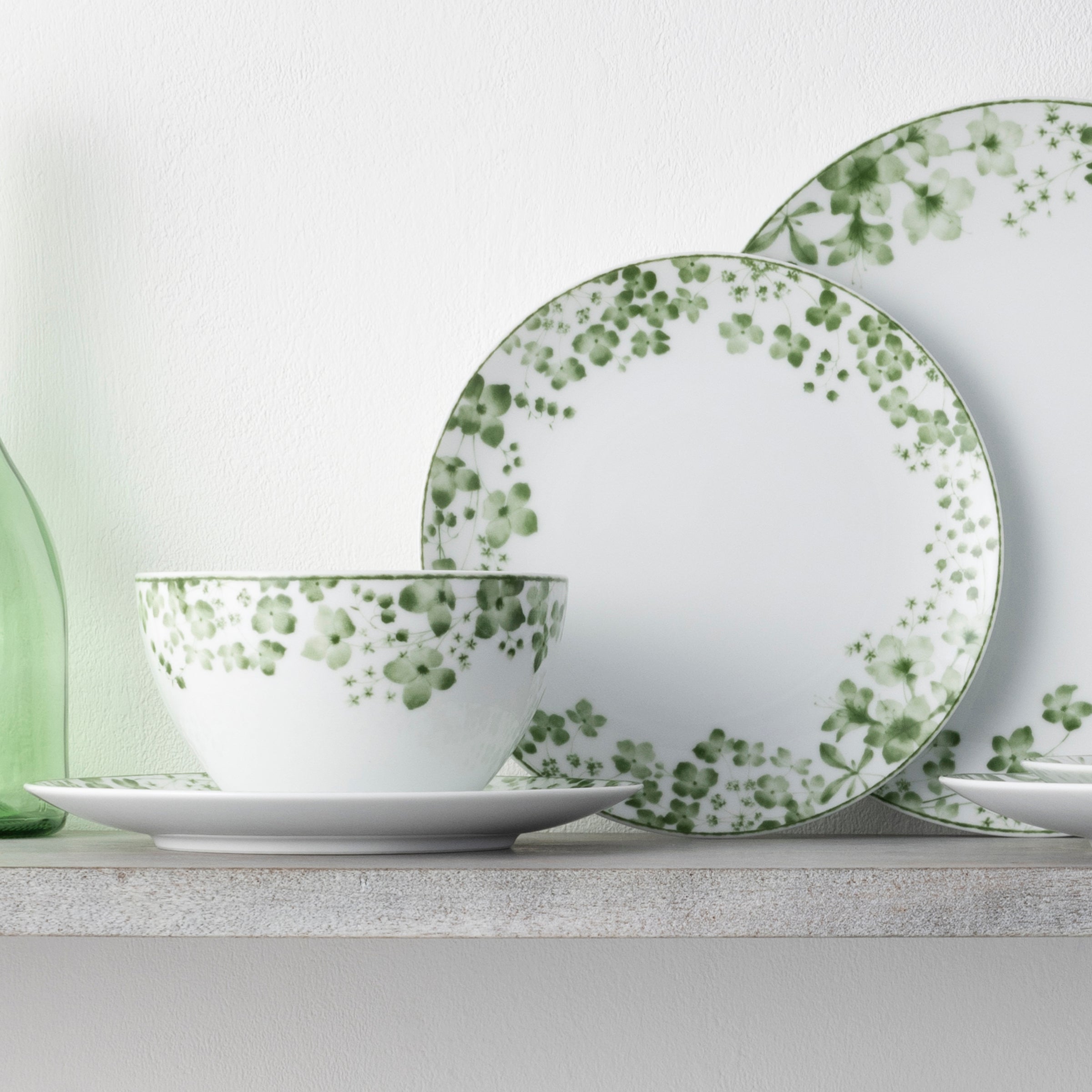 Noritake 4Pc Place Setting-Bloomington Road Green