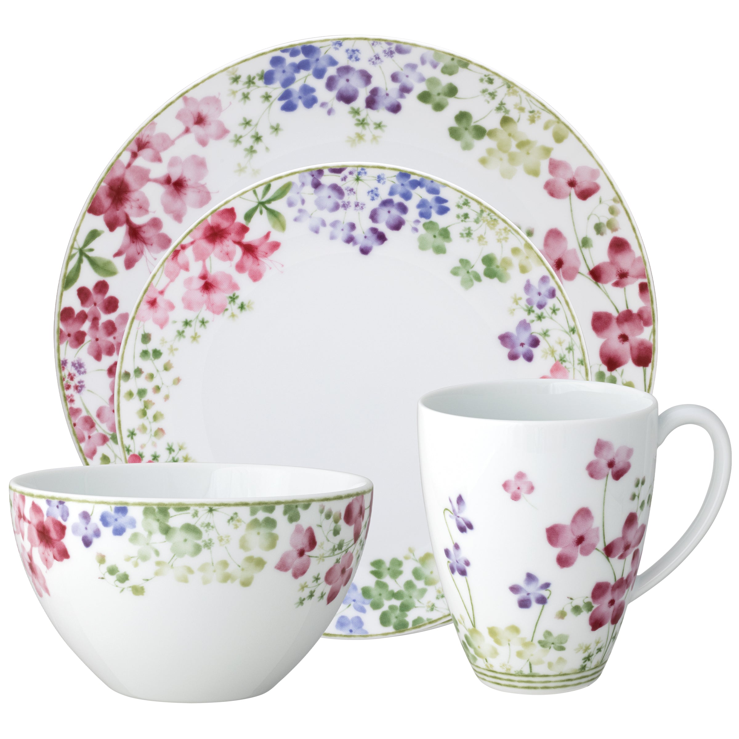 Noritake 4Pc Place Setting-Bloomington Road Colorful