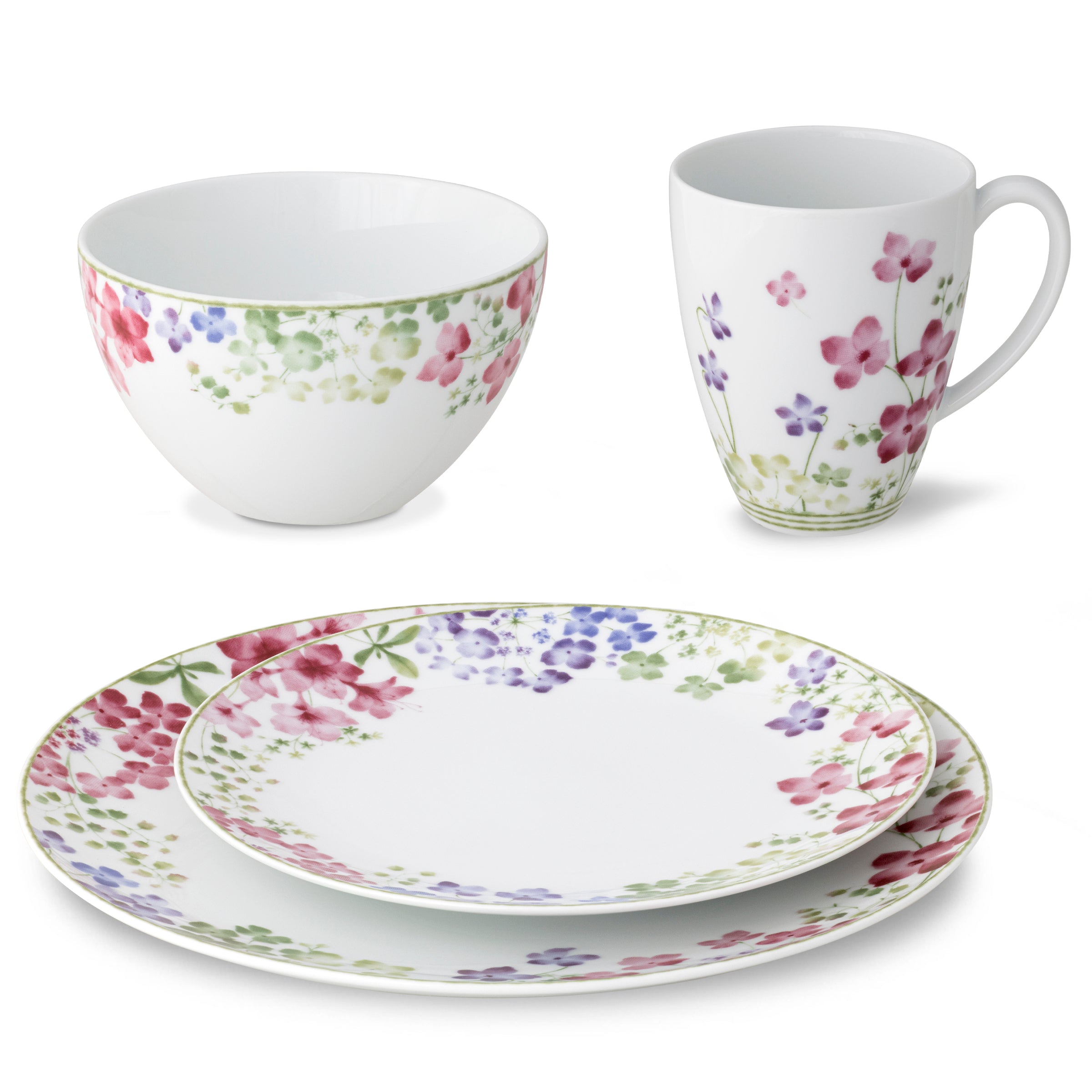 Noritake 4Pc Place Setting-Bloomington Road Colorful