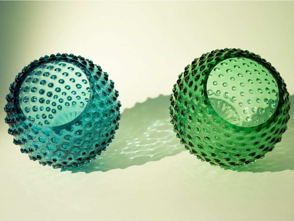 Klimchi Hobnail Vase 18Cm (Aquamarine)