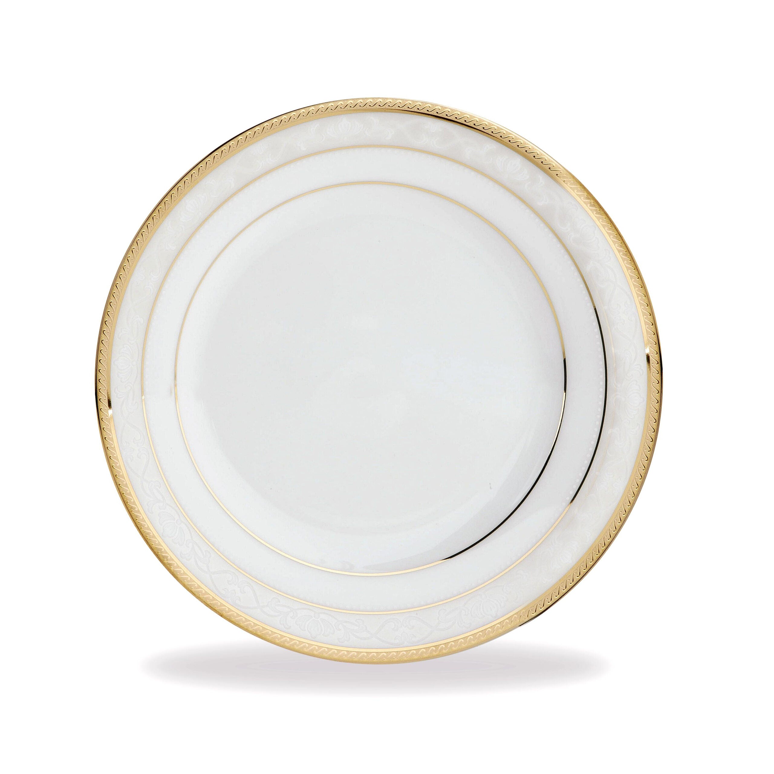 Noritake 96Pcs Dinner & Tea Set for 12Person - Hampshire Gold
