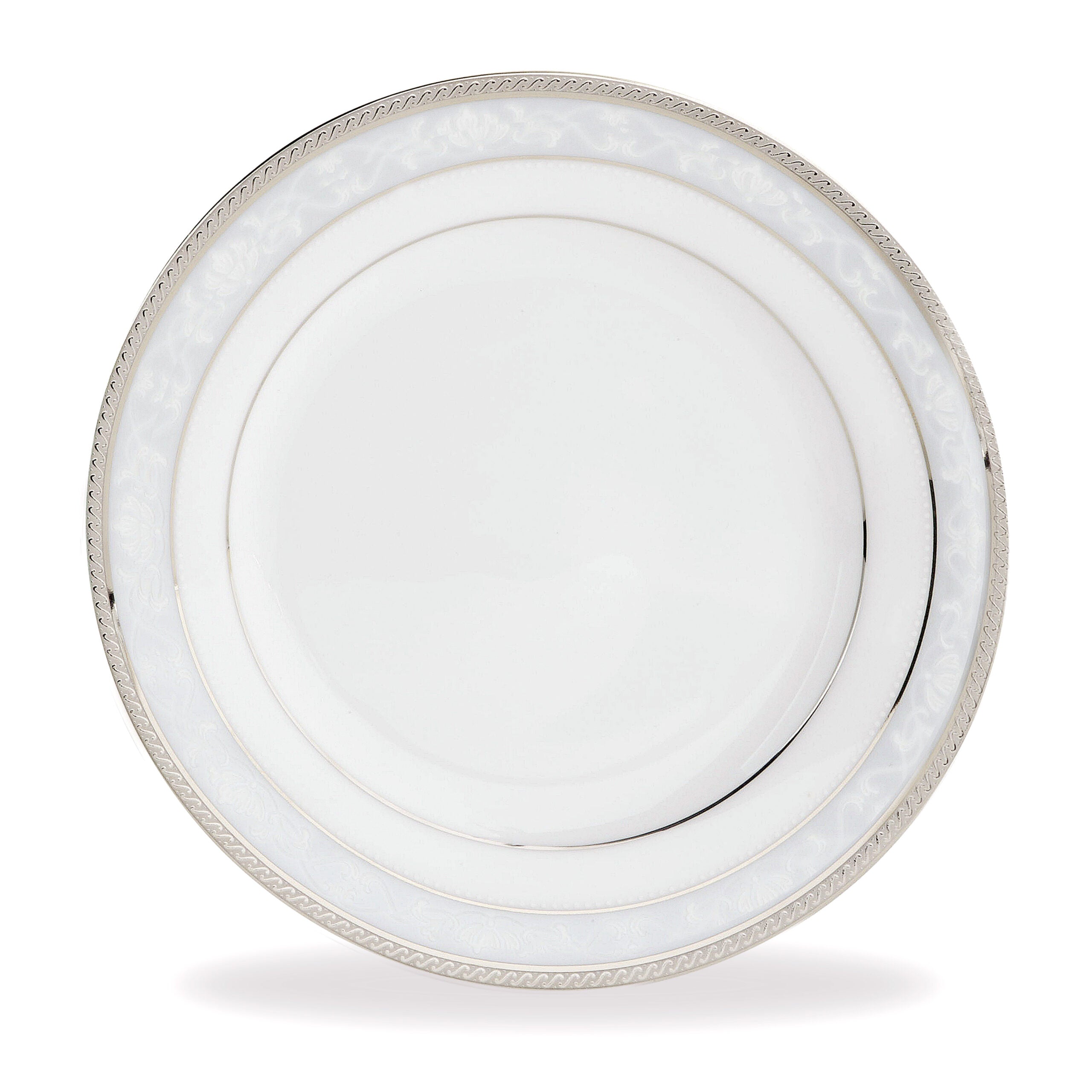 Noritake 96Pcs Dinner & Tea Set For 12 Persons - Hampshire Platinum