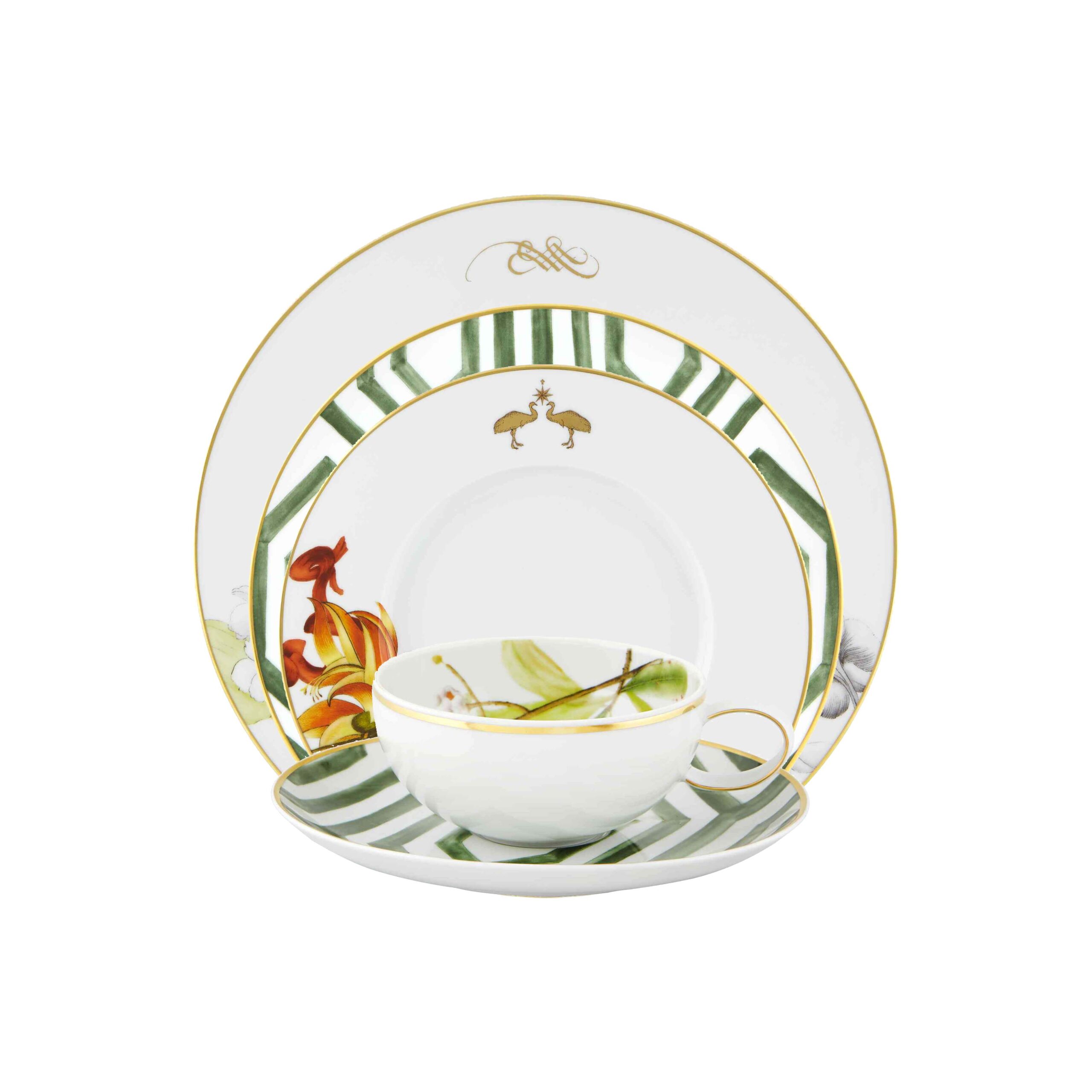 Vista Alegre 47Pcs Dinner & Tea Set for 8 Person - Amazonia