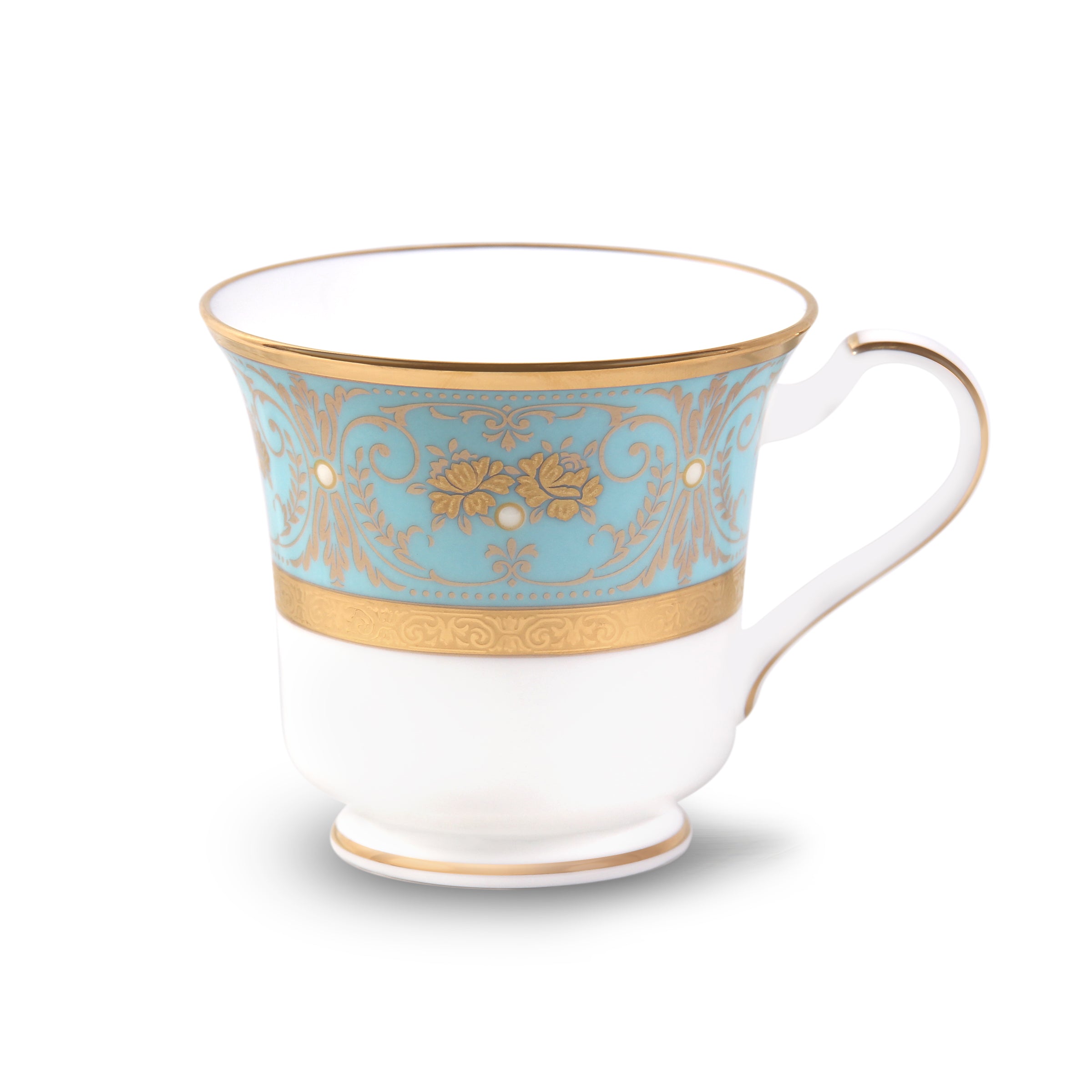 Noritake 96 Pcs Dinner & Tea Set for 12 Person - Georgian Turquise