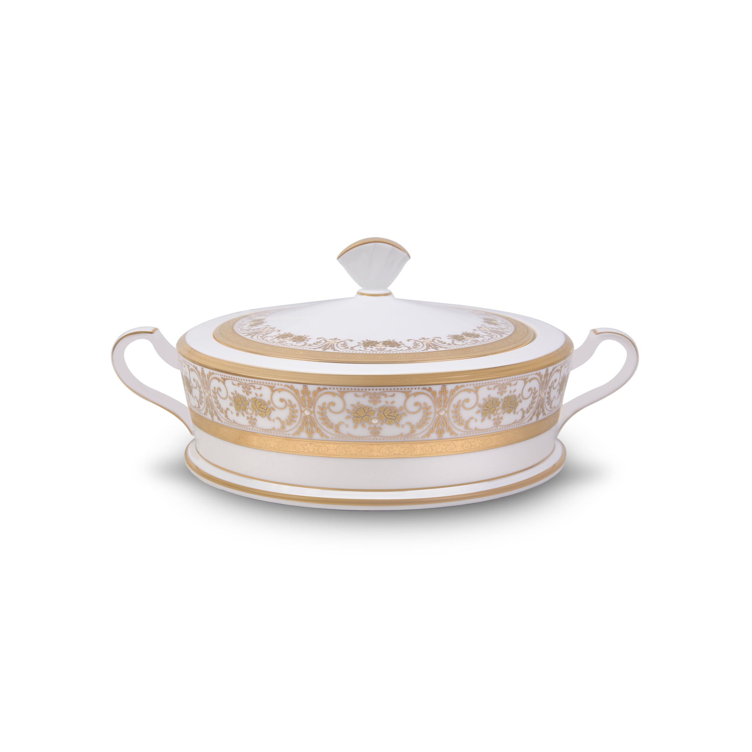 Noritake 96 Pcs Dinner & Tea Set for 12 Person - Georgian Palace