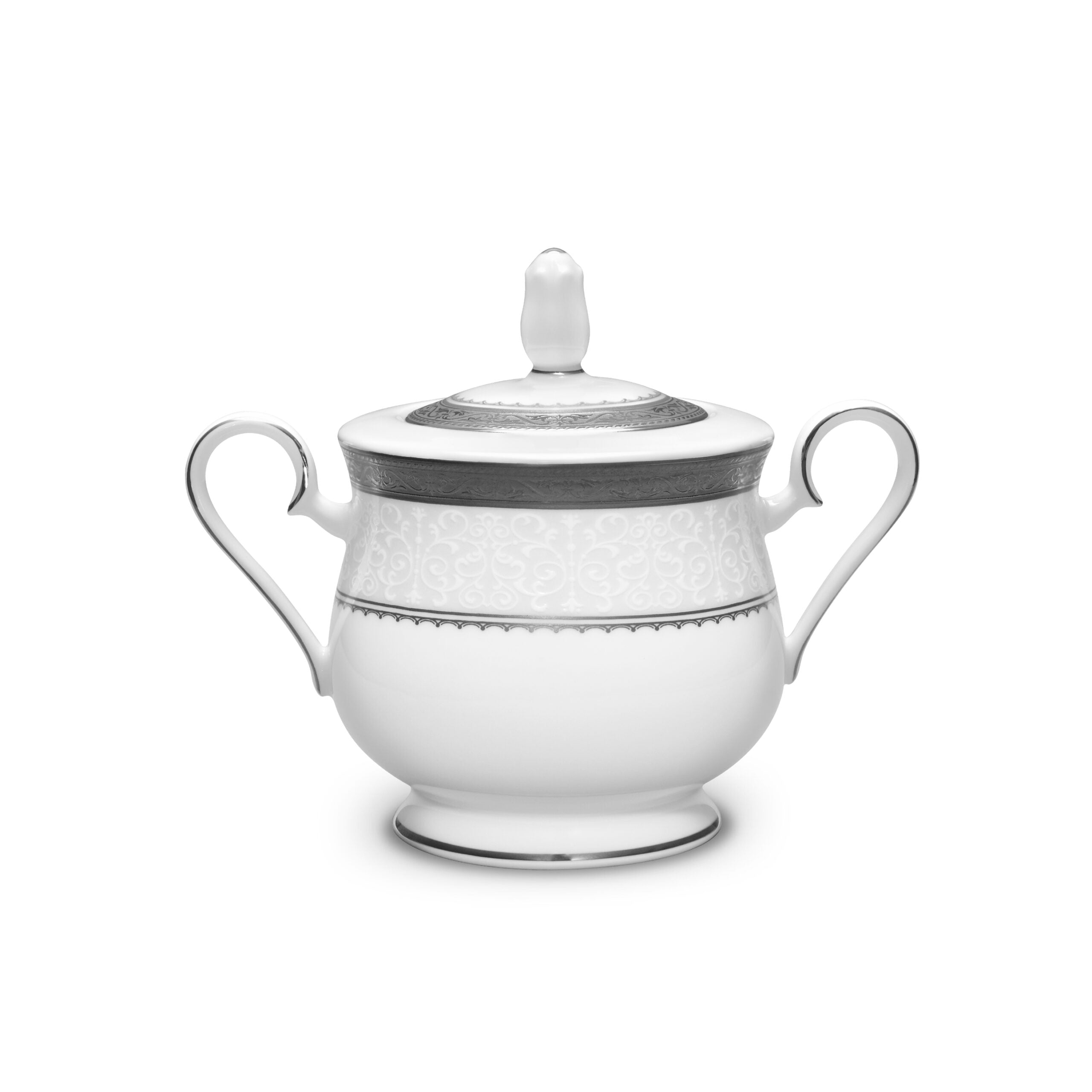 Noritake 47Pcs Dinner & Tea Set for 8 Person – Odessa Platinum