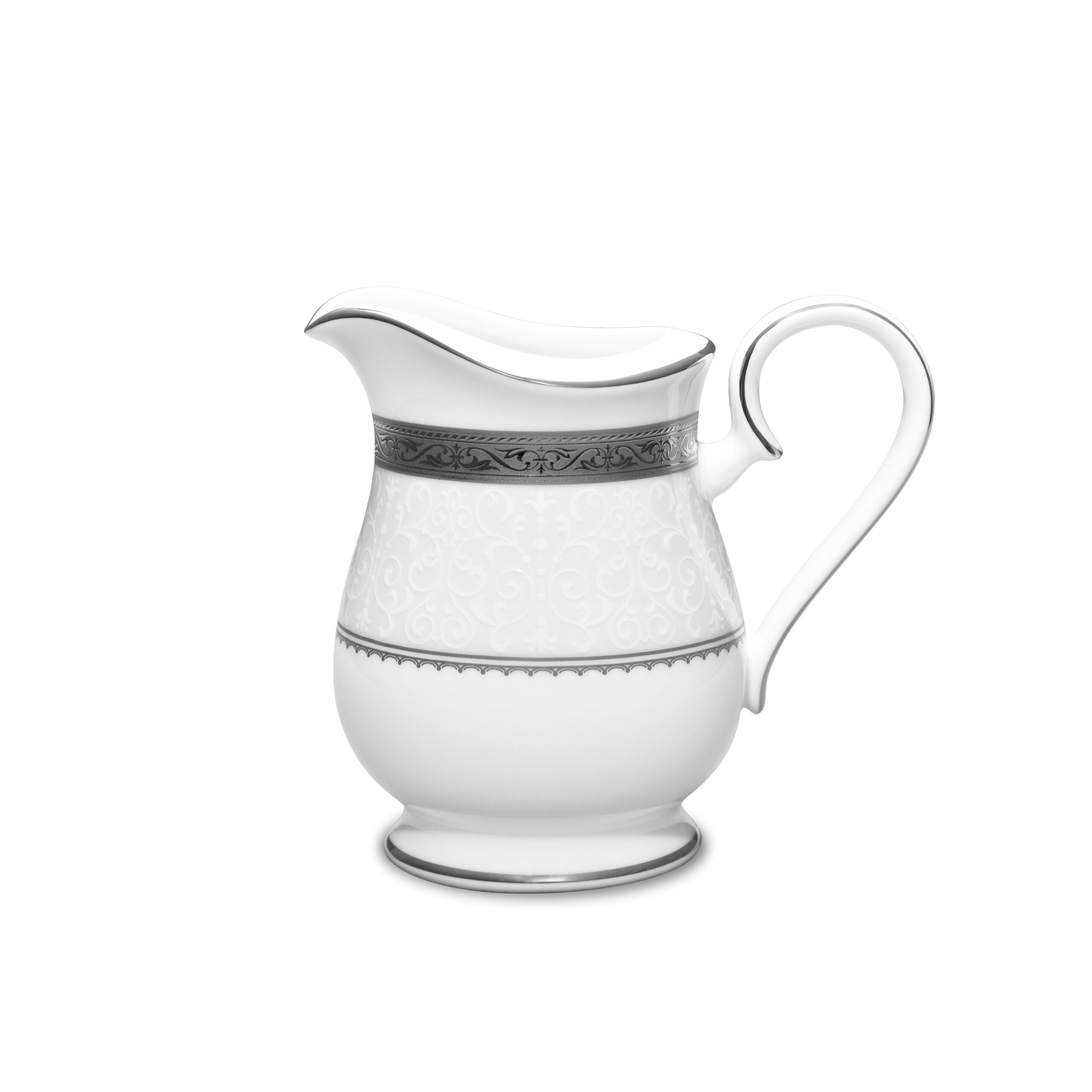 Noritake 47Pcs Dinner & Tea Set for 8 Person – Odessa Platinum
