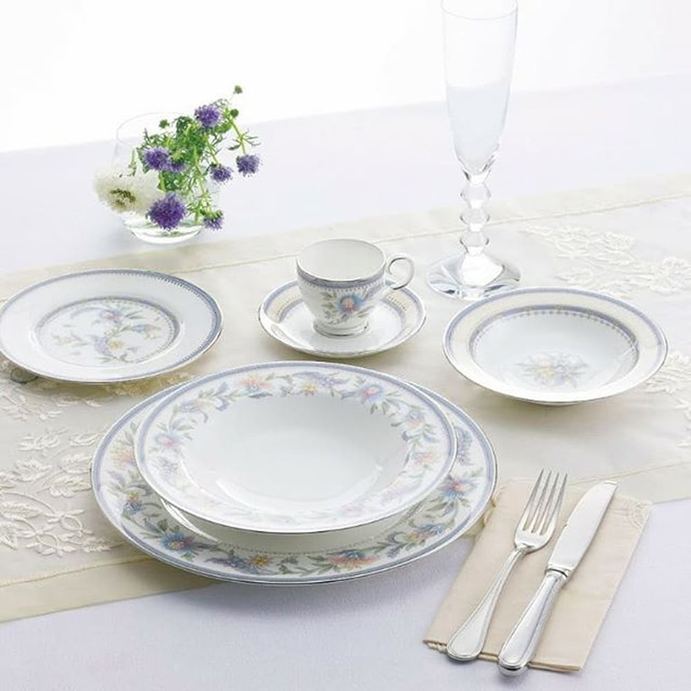 Noritake 47Pcs Dinner & Tea Set for 8 Person - Jardin Fleuri