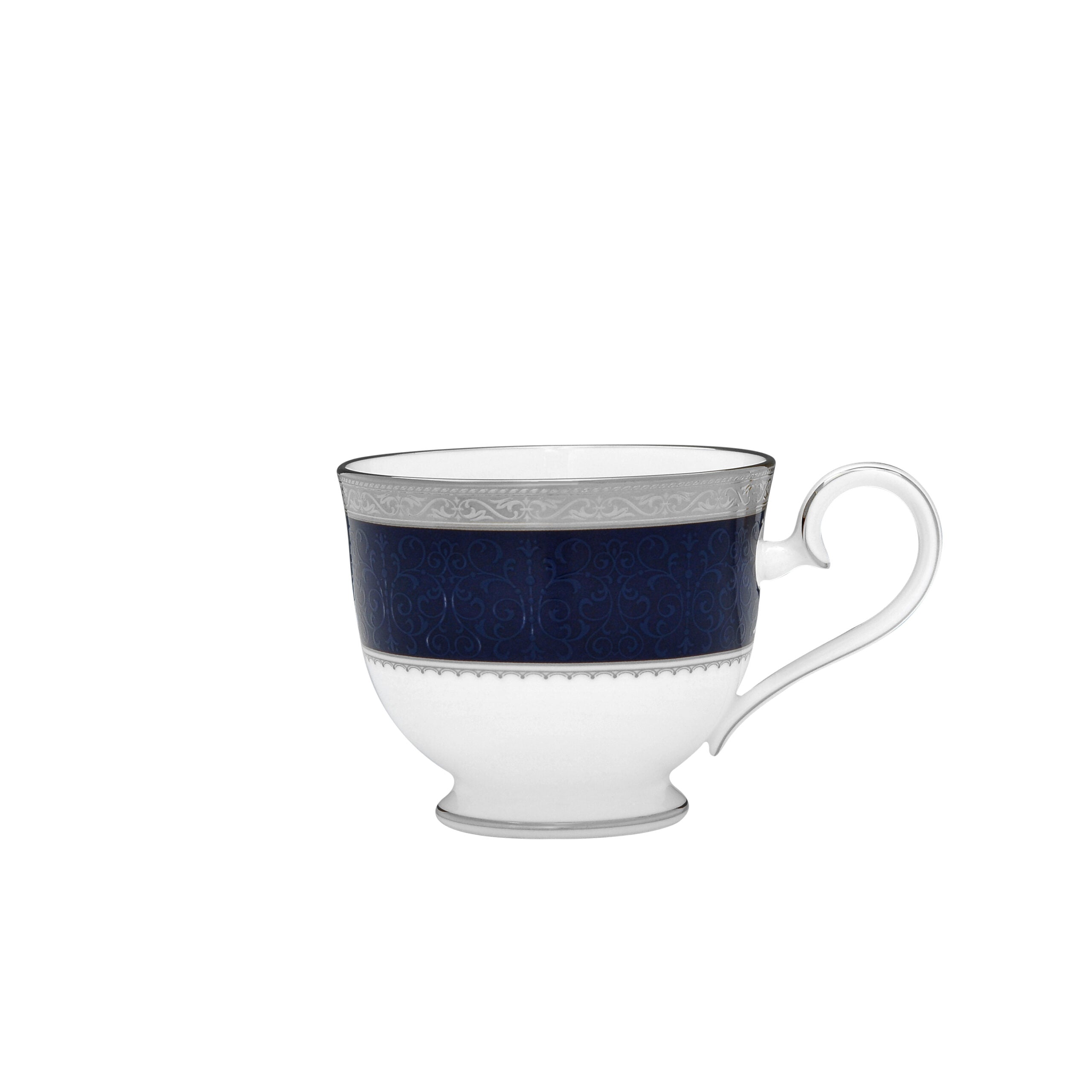 Noritake 96Pcs Dinner & Tea Set for 12 Person - Odessa Cobalt Platinum