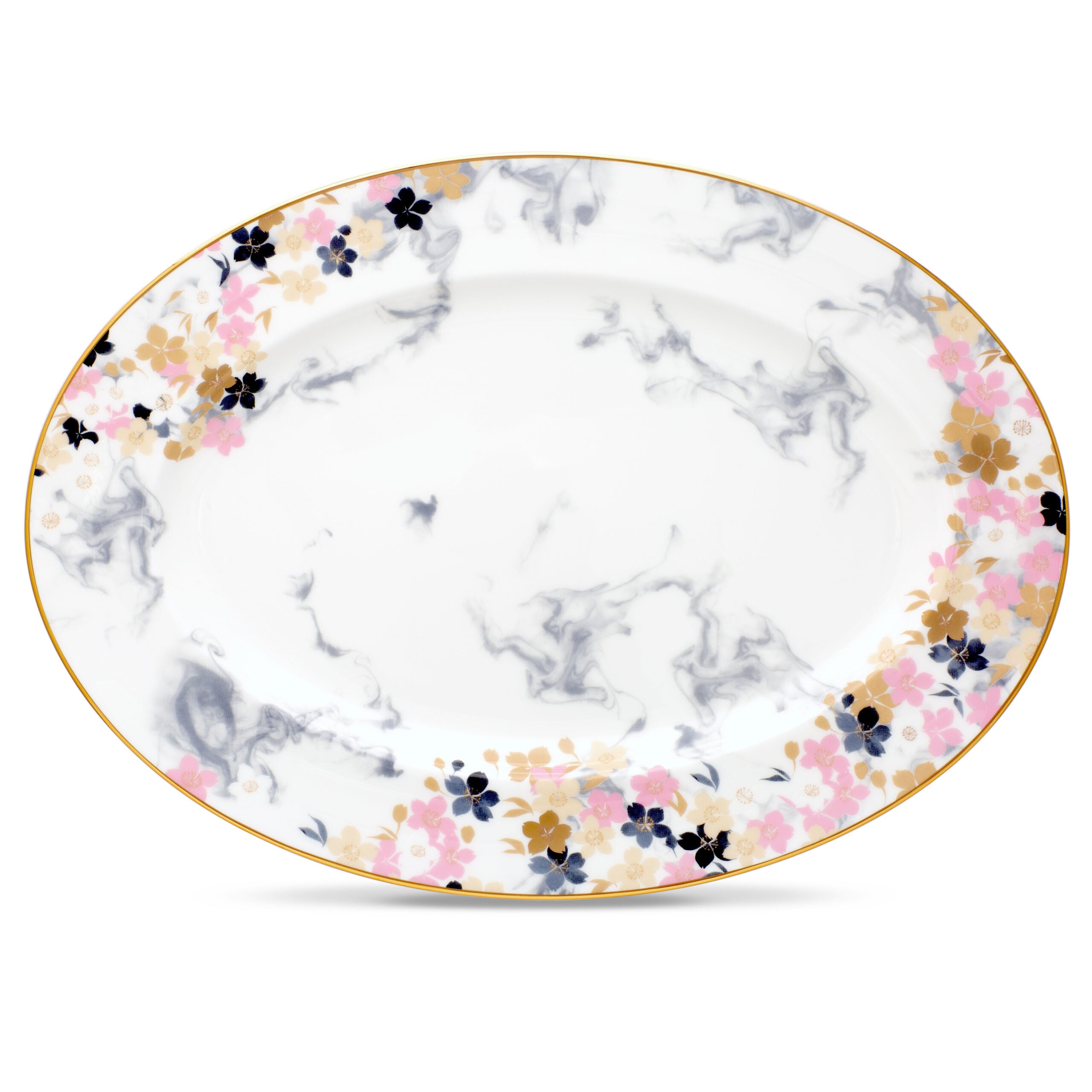 Noritake 96pcs Dinner & Tea Set for 12 Person - Moonlit Blossoms