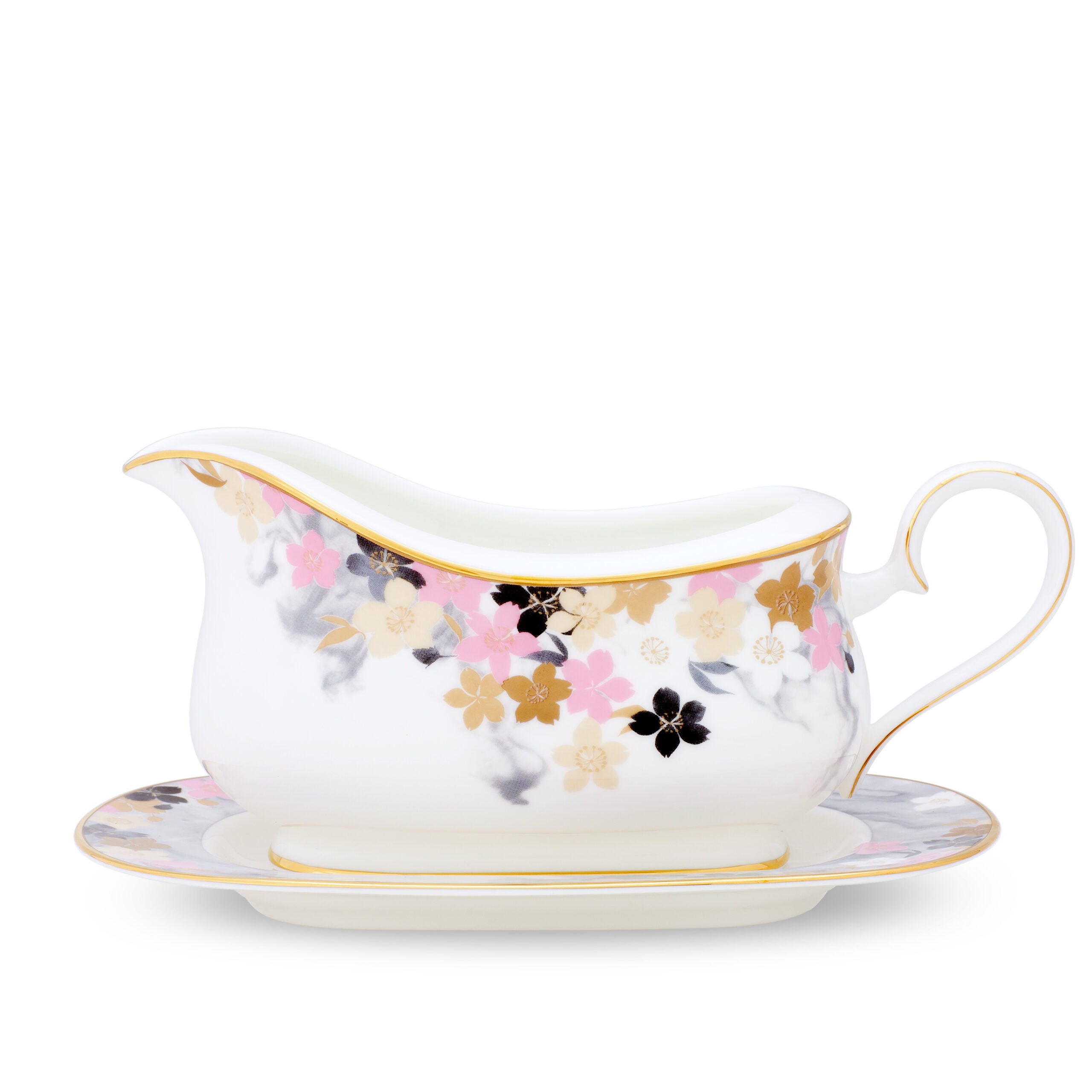 Noritake 96pcs Dinner & Tea Set for 12 Person - Moonlit Blossoms