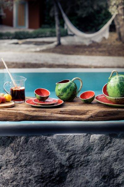 Bordallo Pinheiro Cake Stand 32.5cm - Watermelon