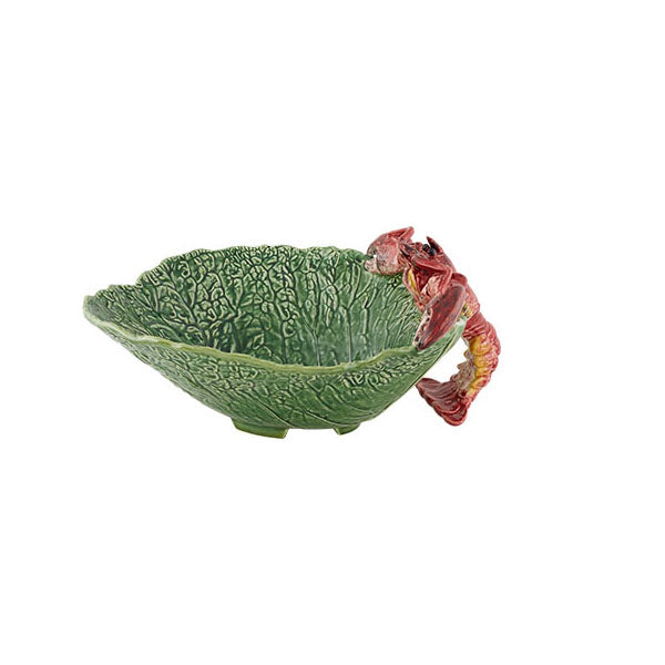 Bordallo Pinheiro Salad Bowl 40cm - Cabbage with lobsters