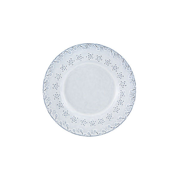 Bordallo Pinheiro White Dessert Plate 23cm - Flora