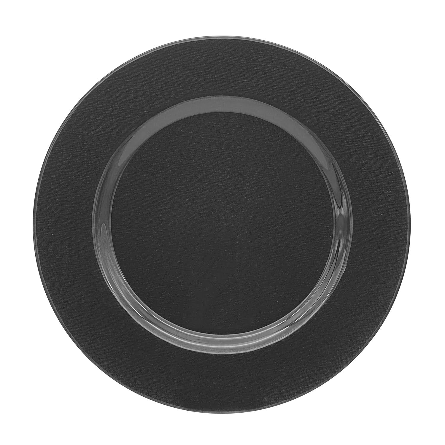 CHARGER PLATE 33 CM ROUND - FABRICA M013 BLACK