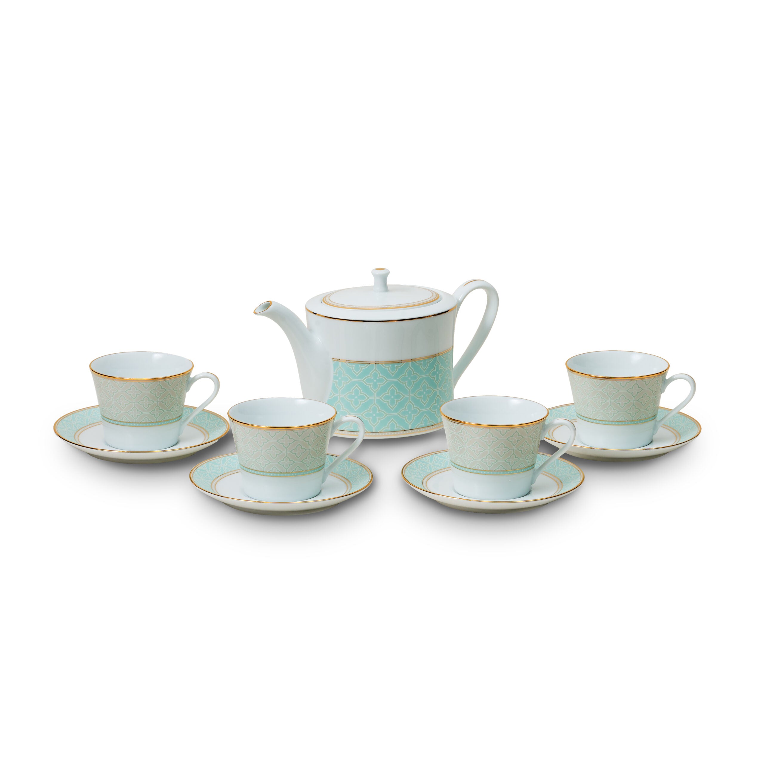 Noritake 10Pcs Tea Set For 4 Person-Mayfair