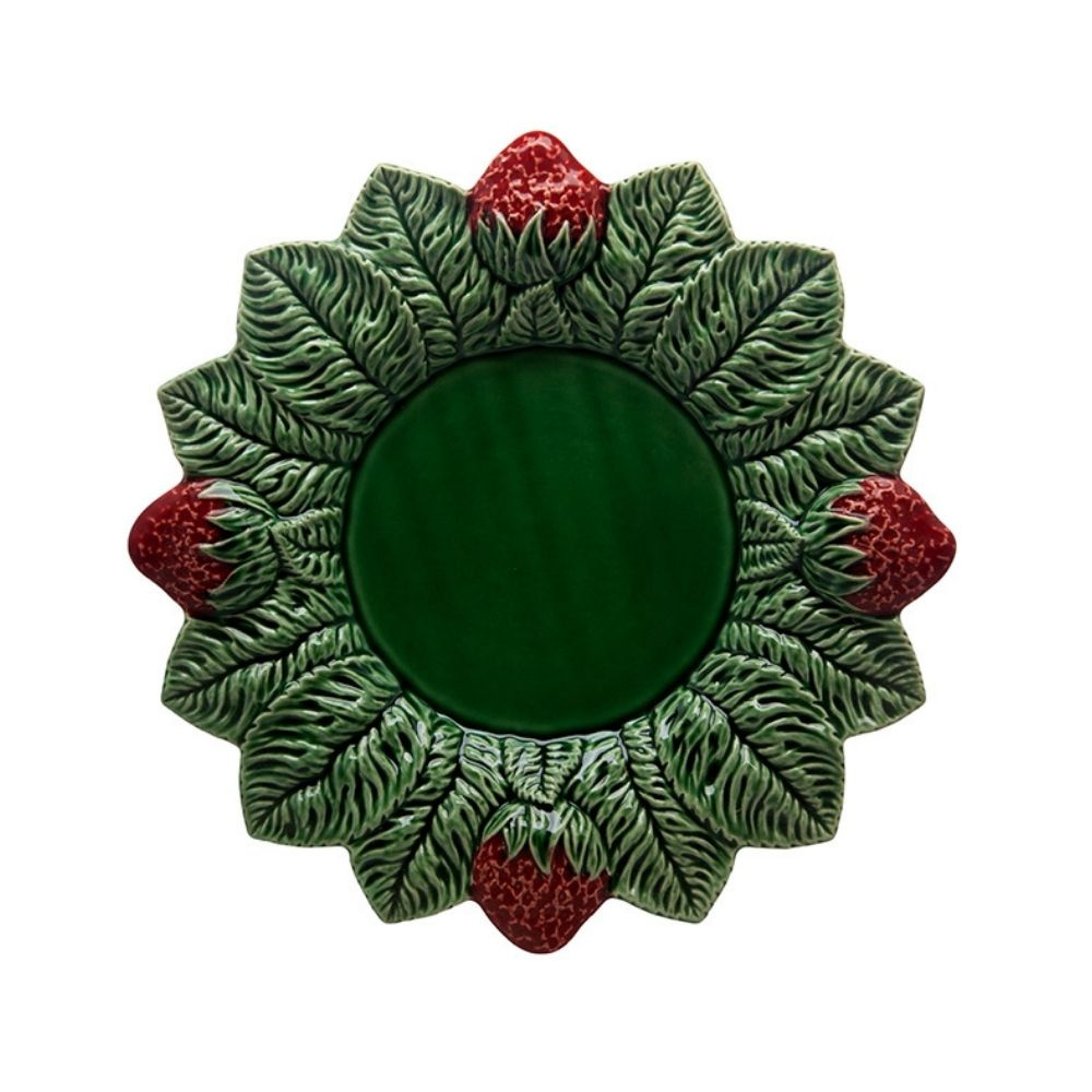 Bordallo Pinheiro Charger Plate - Strawberries