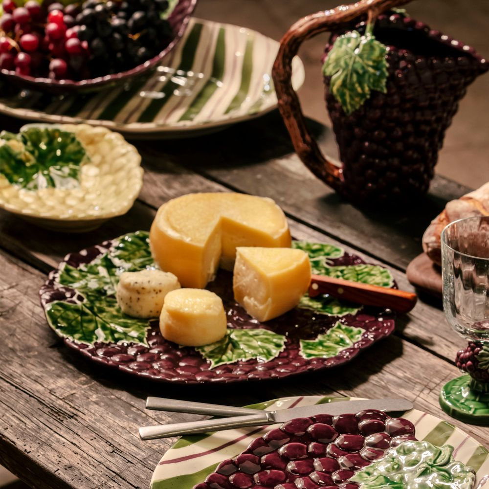 Bordallo Pinheiro Cheese Tray - Grapes