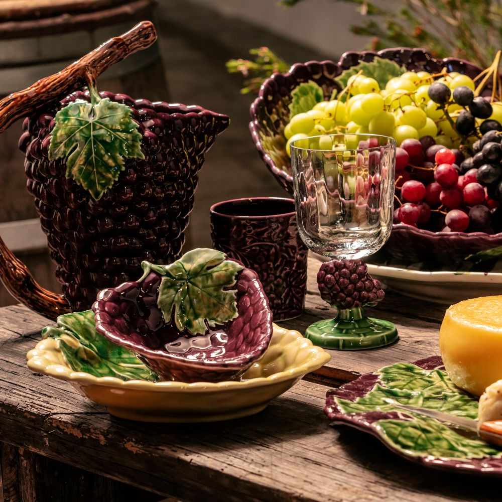 Bordallo Pinheiro Soup Plate - Grapes