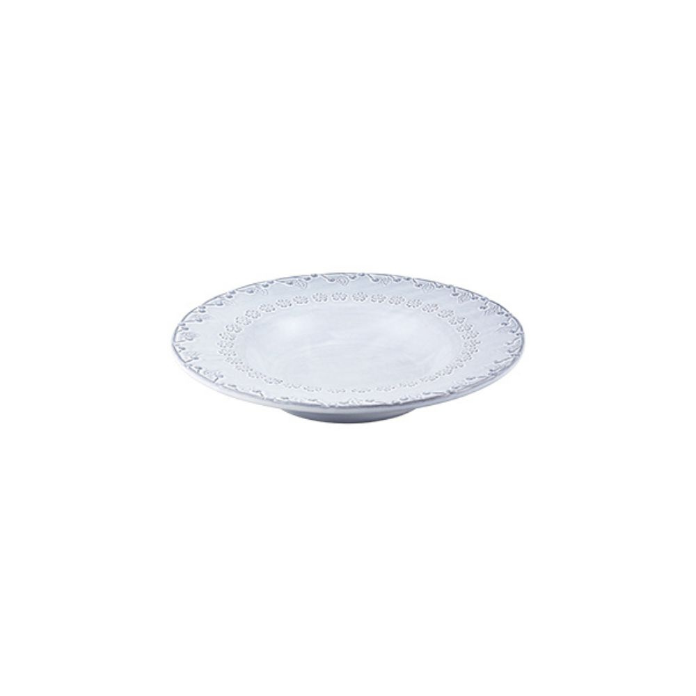 Bordallo Pinheiro Soup Plate 24.5cm - Flora White