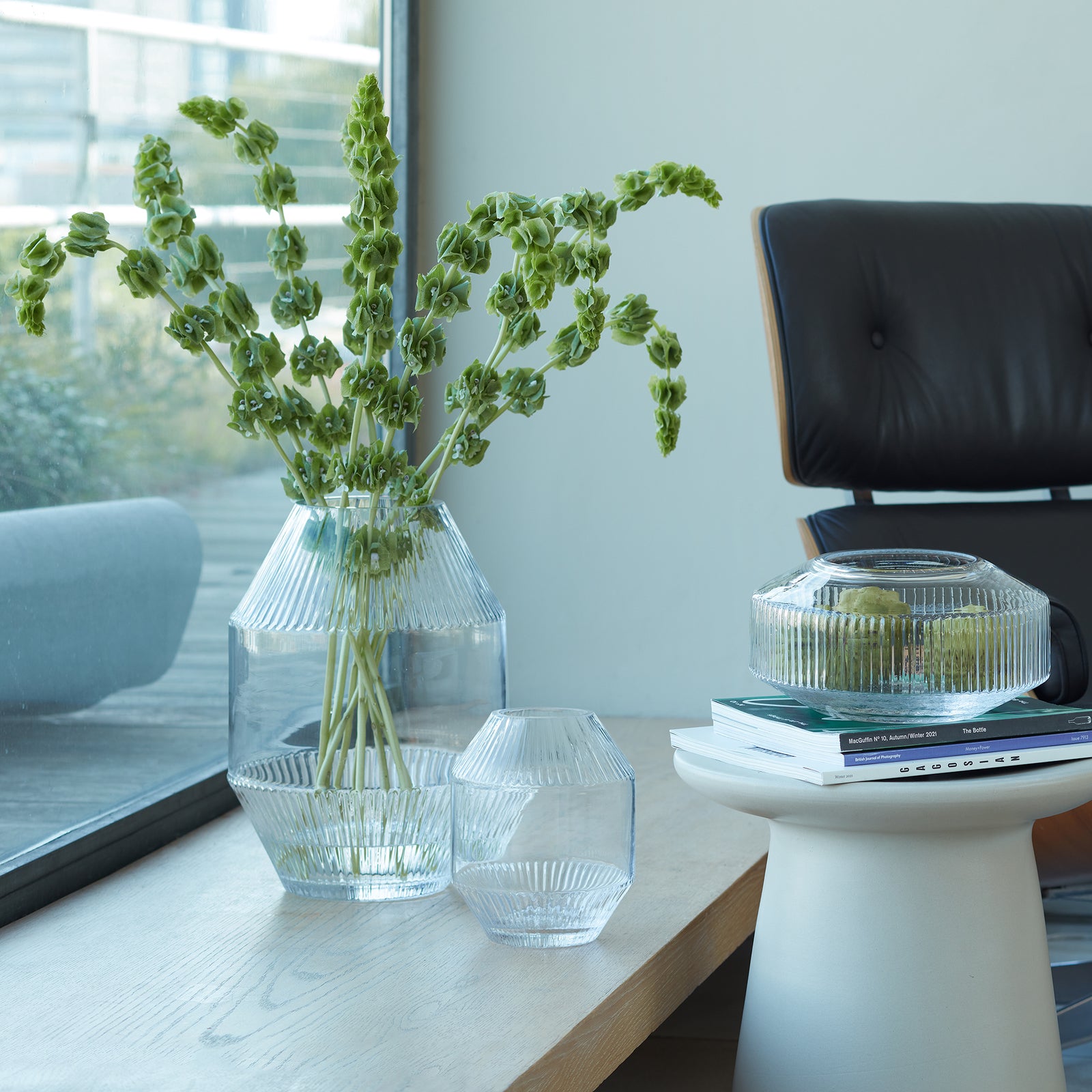 LSA International Rotunda Vase H37cm Clear