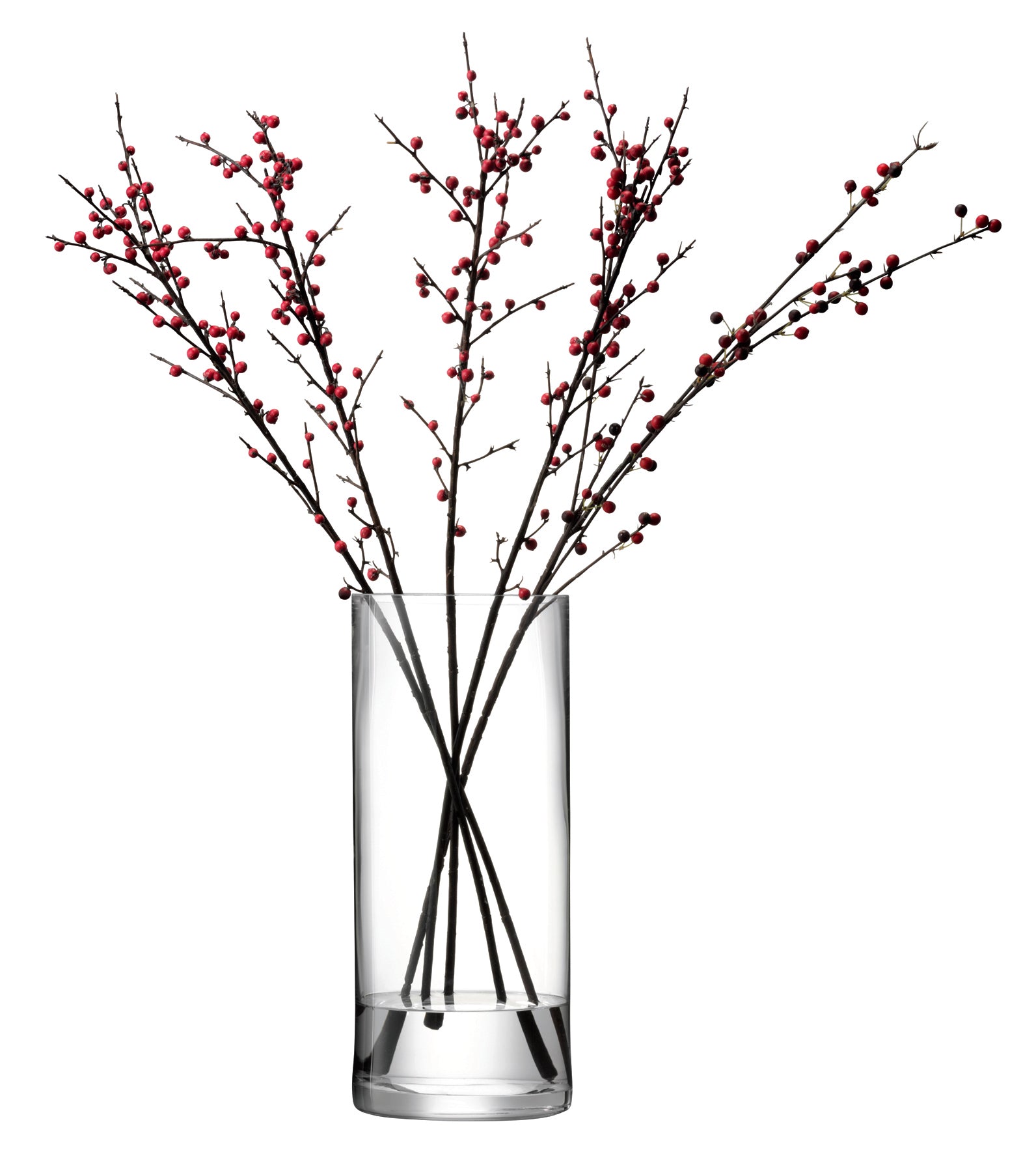 COLUMN VASE H42 X Ø18CM CLEAR