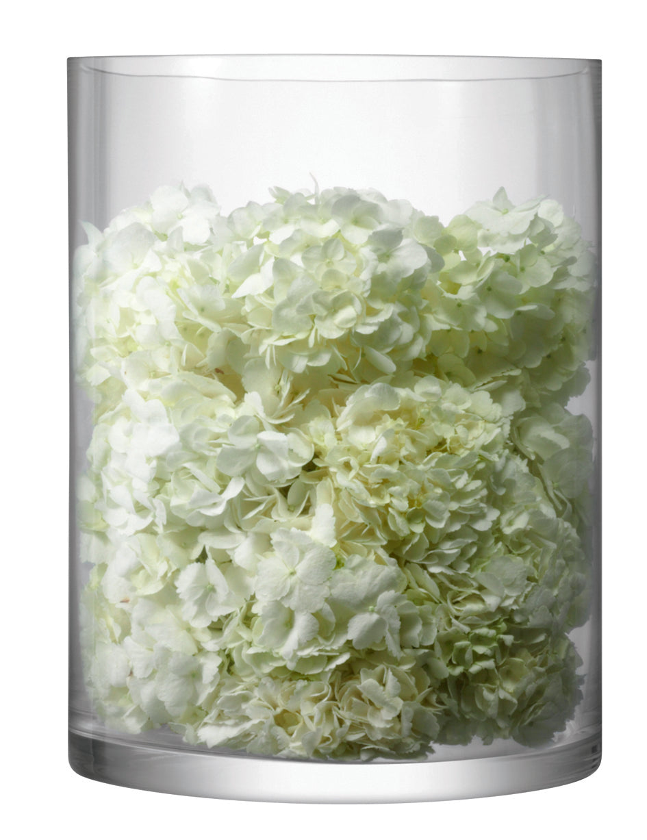 COLUMN VASE/CANDLEHOLDER H40 X Ø30CM CLEAR