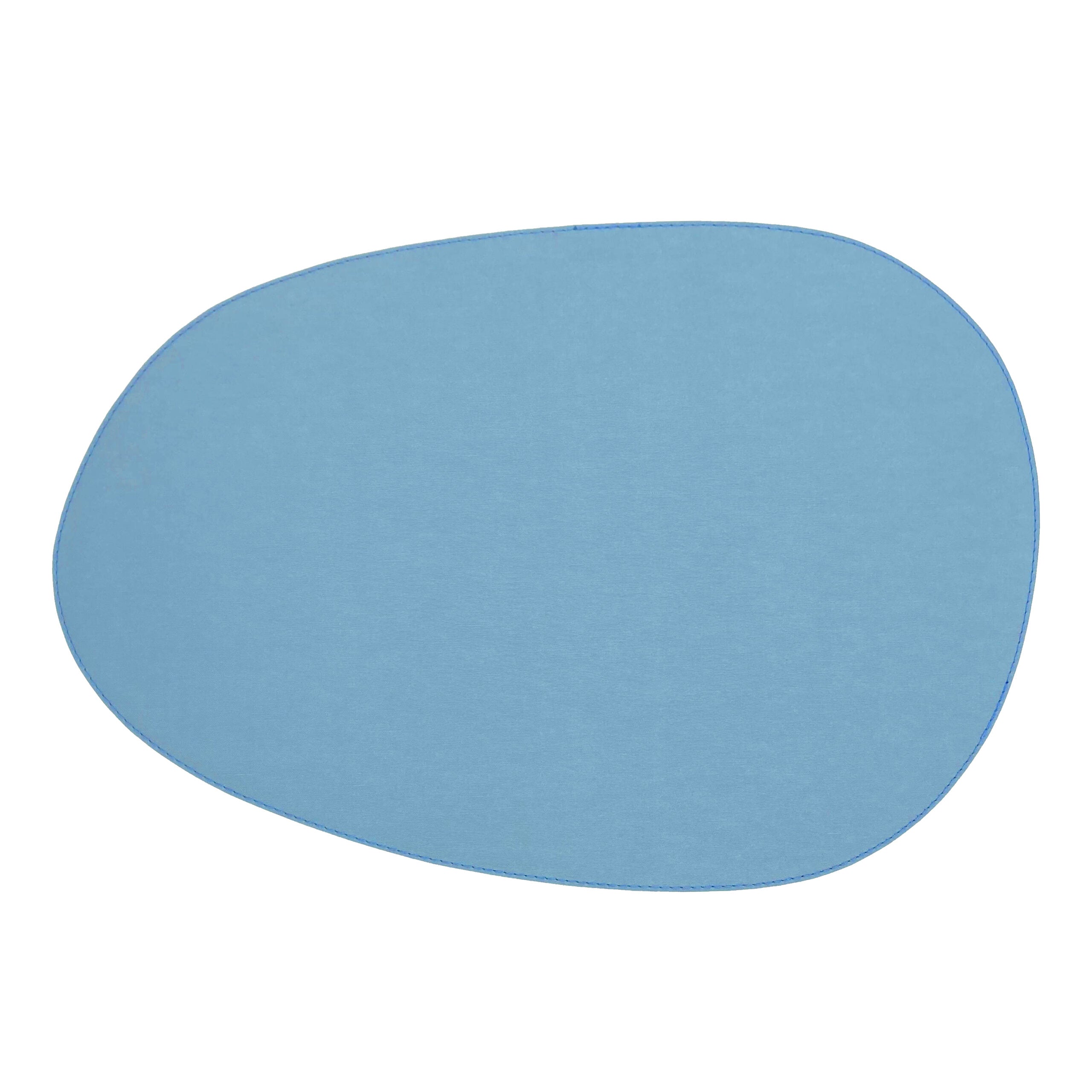 Artemis 2 Colors Placemat Stone Shape - Elegant Orange & Elegant Blue
