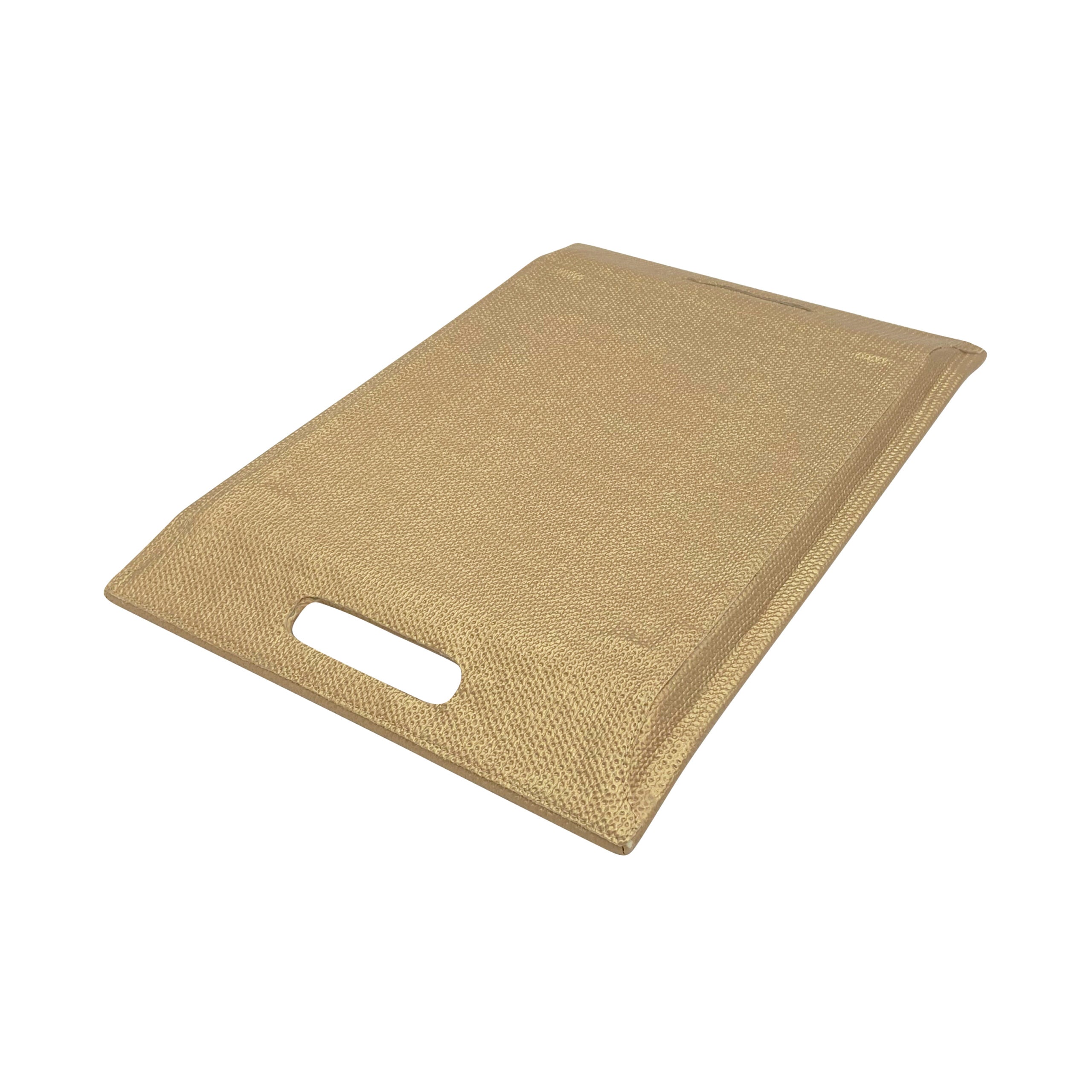 TRAY WITH HANDLE - MEDIUM - CHAIN GOLD