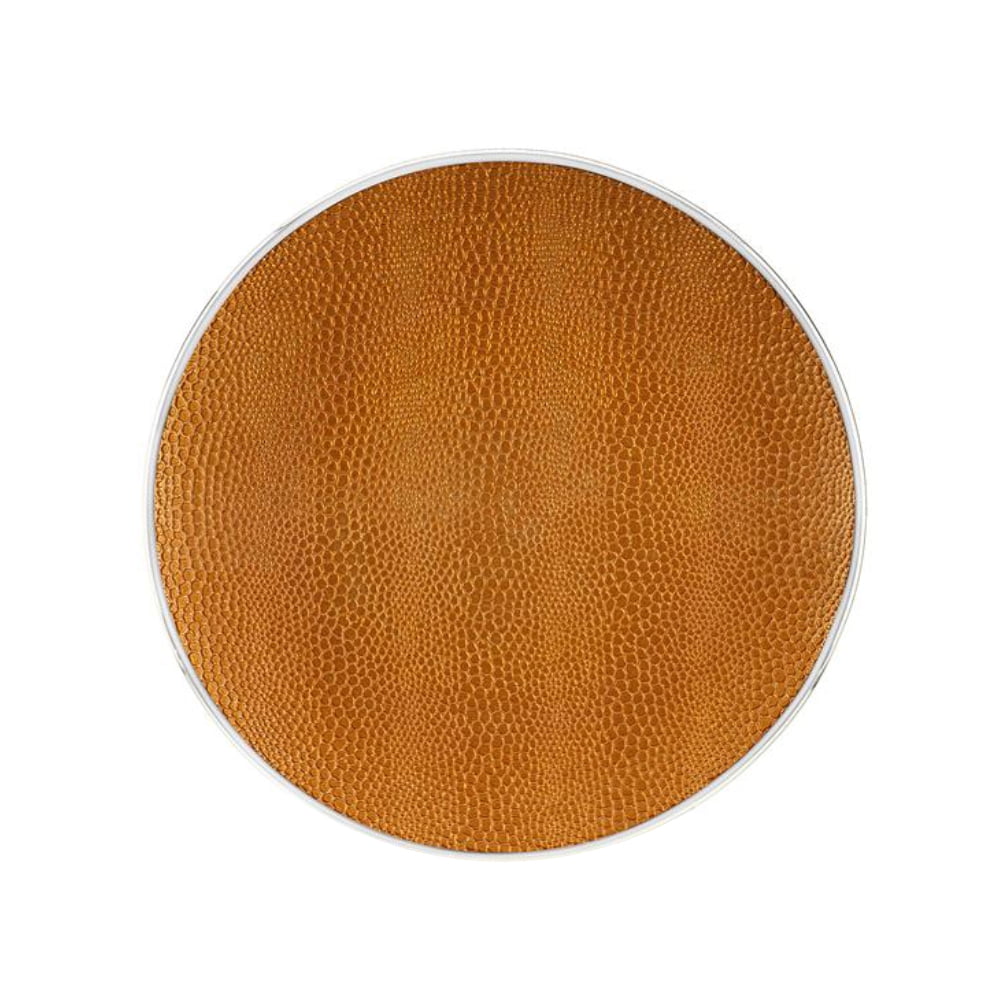 Dogale Safari Coccodrillo Orange Plate D.37