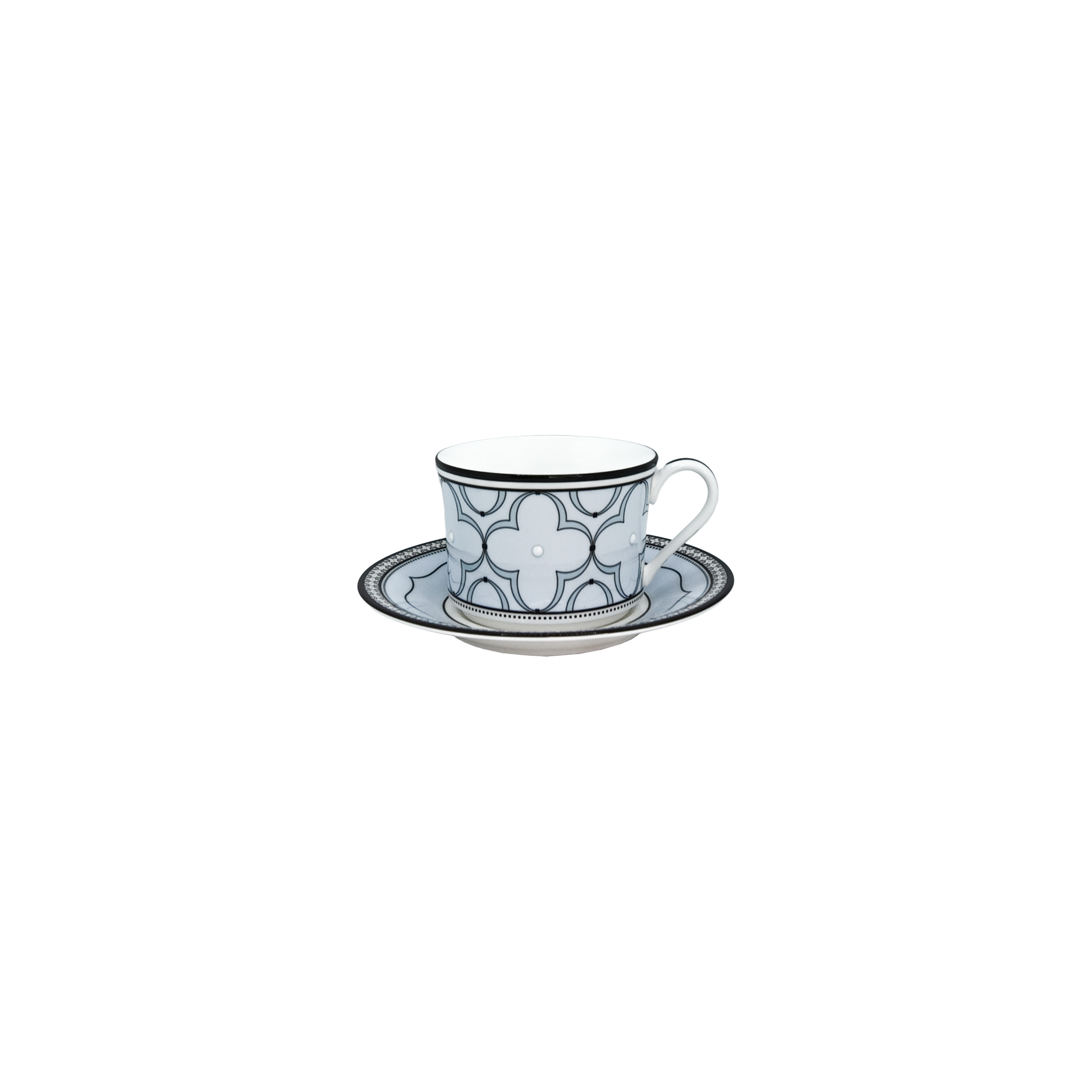 Noritake Cup & Saucer W/Gift Box-Trefolio Maison Blue
