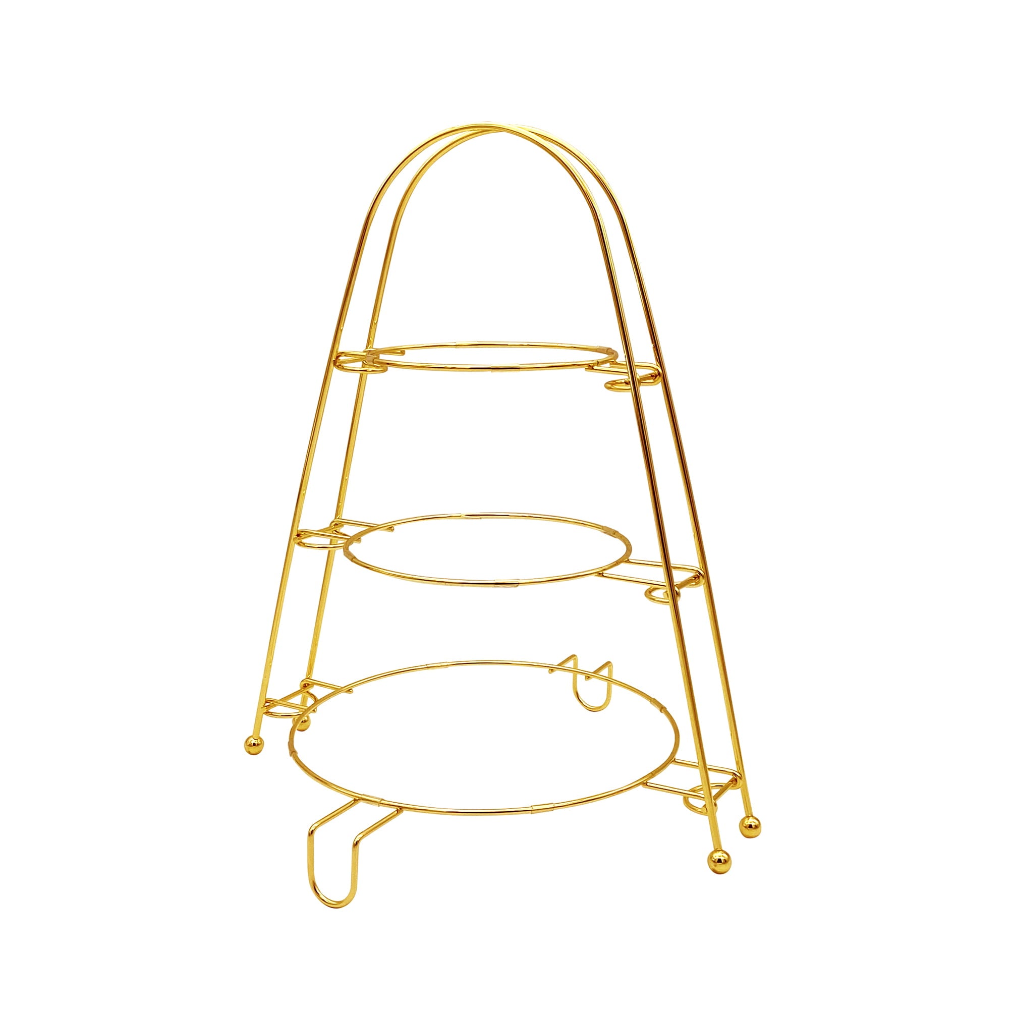Equinox 3 Tier Cake Stand - Gold Plated