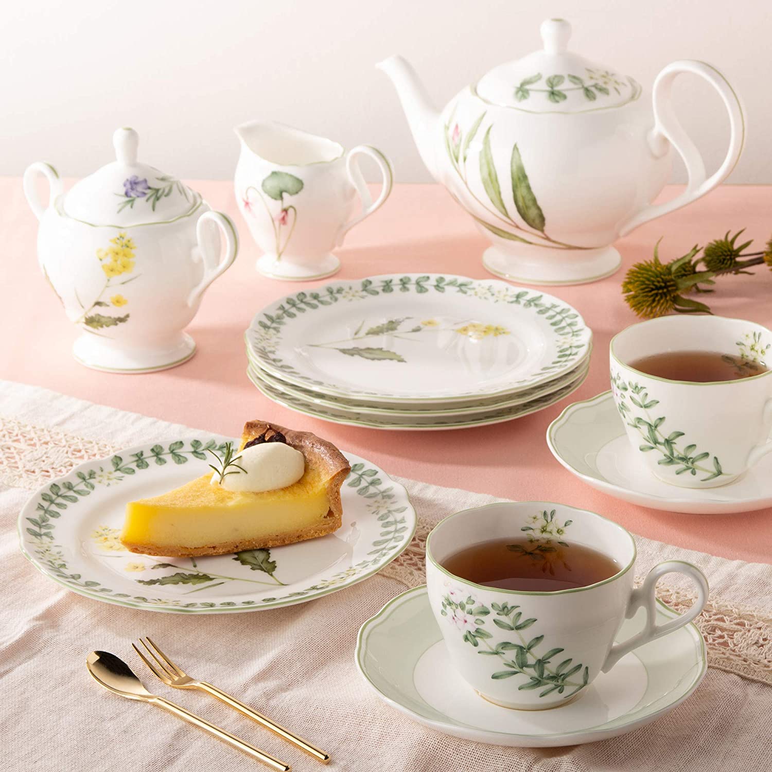 18.9CM PLATE - ENGLISH HERBS