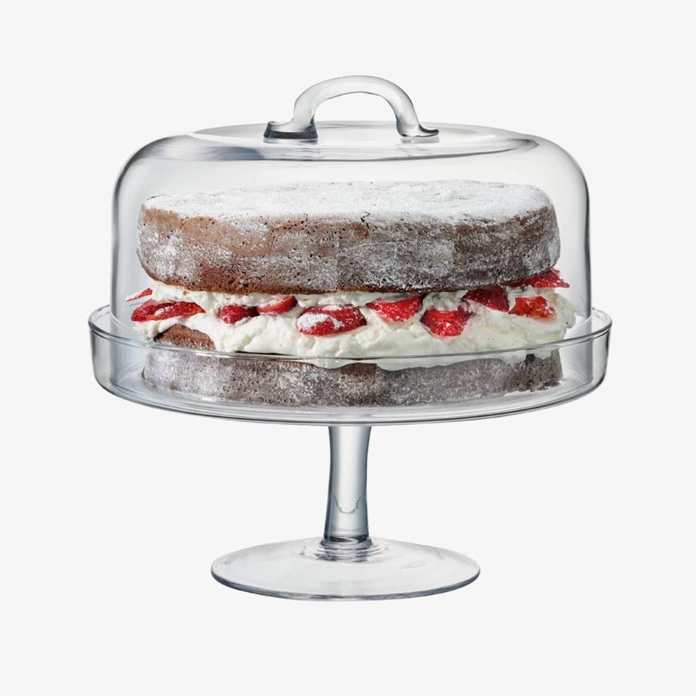 SERVE CAKESTAND & DOME 26.5CM/25CM CLEAR