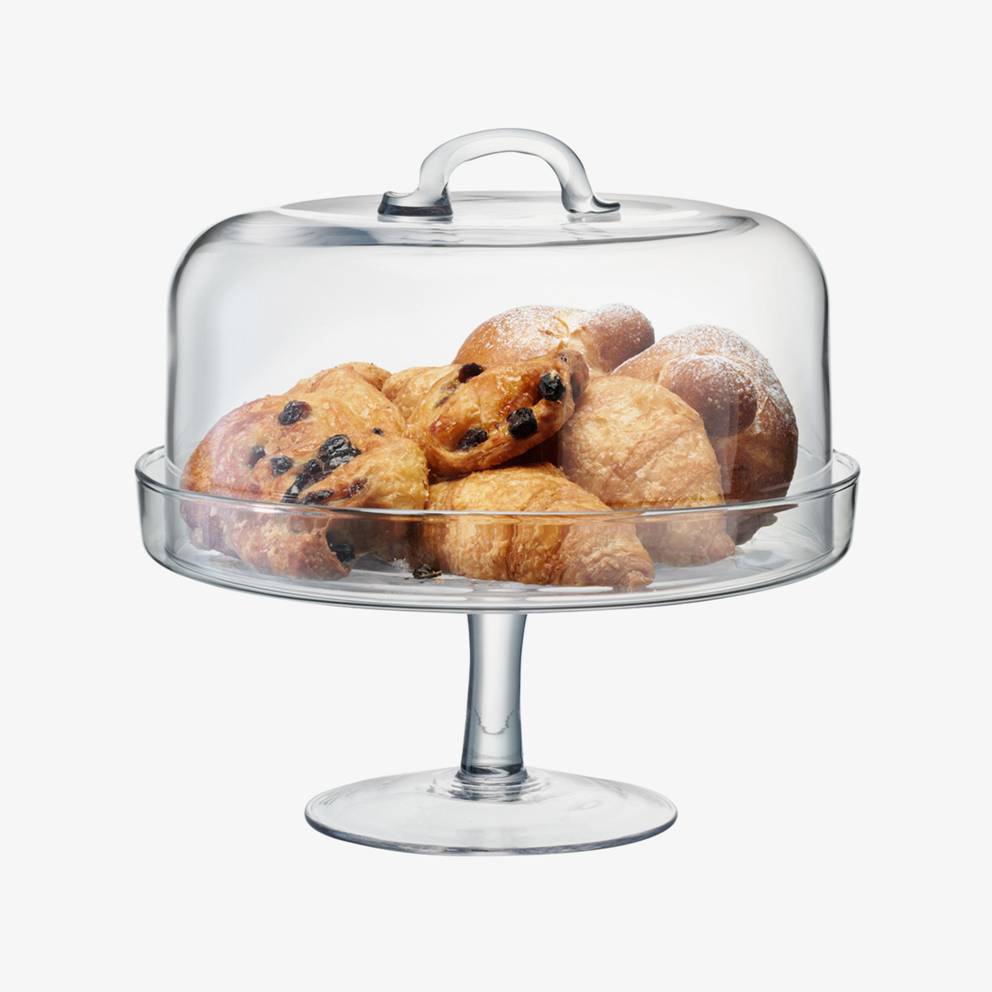 SERVE CAKESTAND & DOME 26.5CM/25CM CLEAR