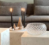 KLIMCHI HOBNAIL BOWL 23CM (CRYSTAL)
