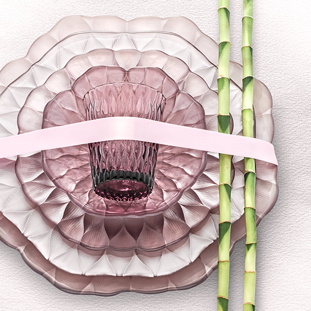 IVV Loto Plate Pearly White Decoration