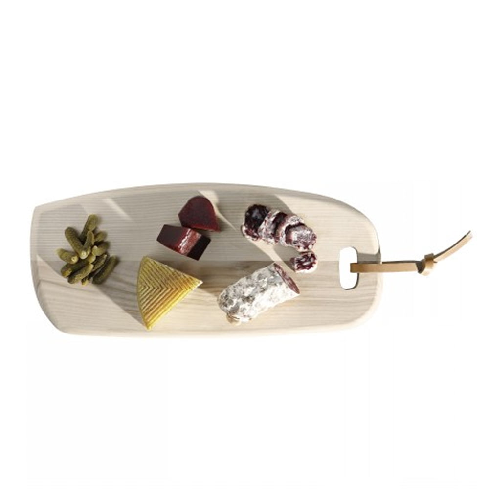 IVALO ASH BOARD & LEATHER TOGGLE L40CM POINT