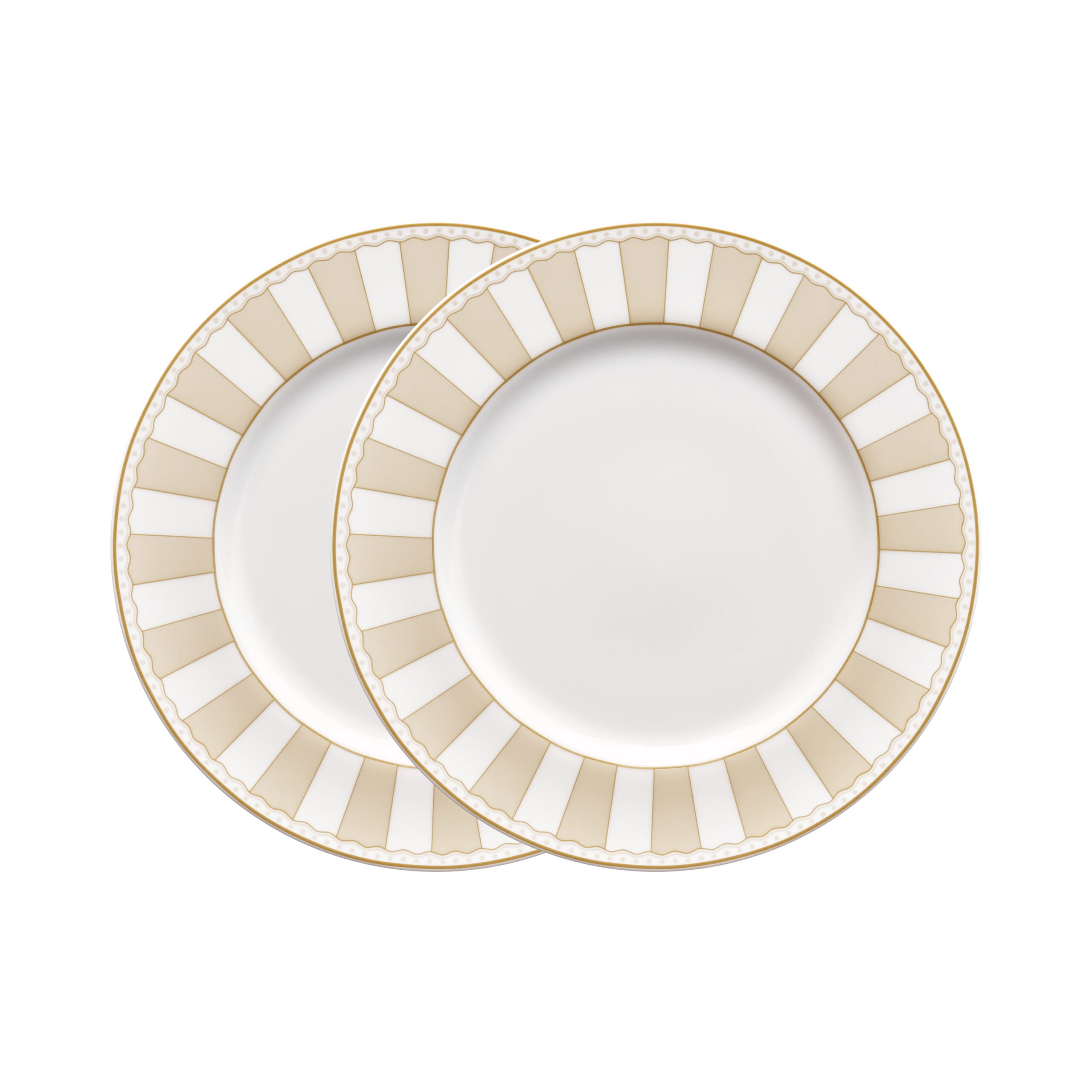 Noritake 2Pcs Dinner Plate With Gift Box - Carnivale Champagne