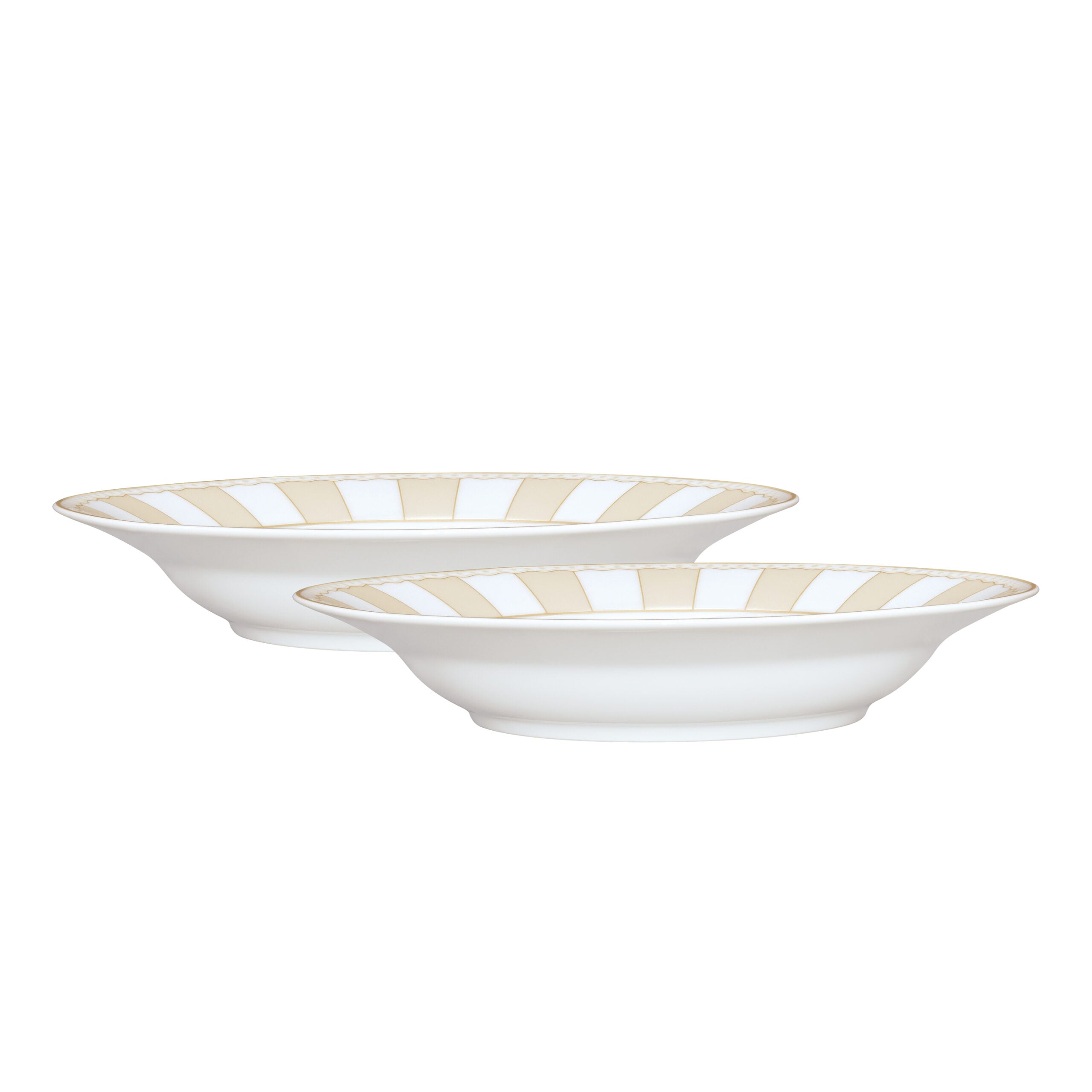 Noritake 2Pcs Large Soup Plate With Gift Box – Carnivale Champagne